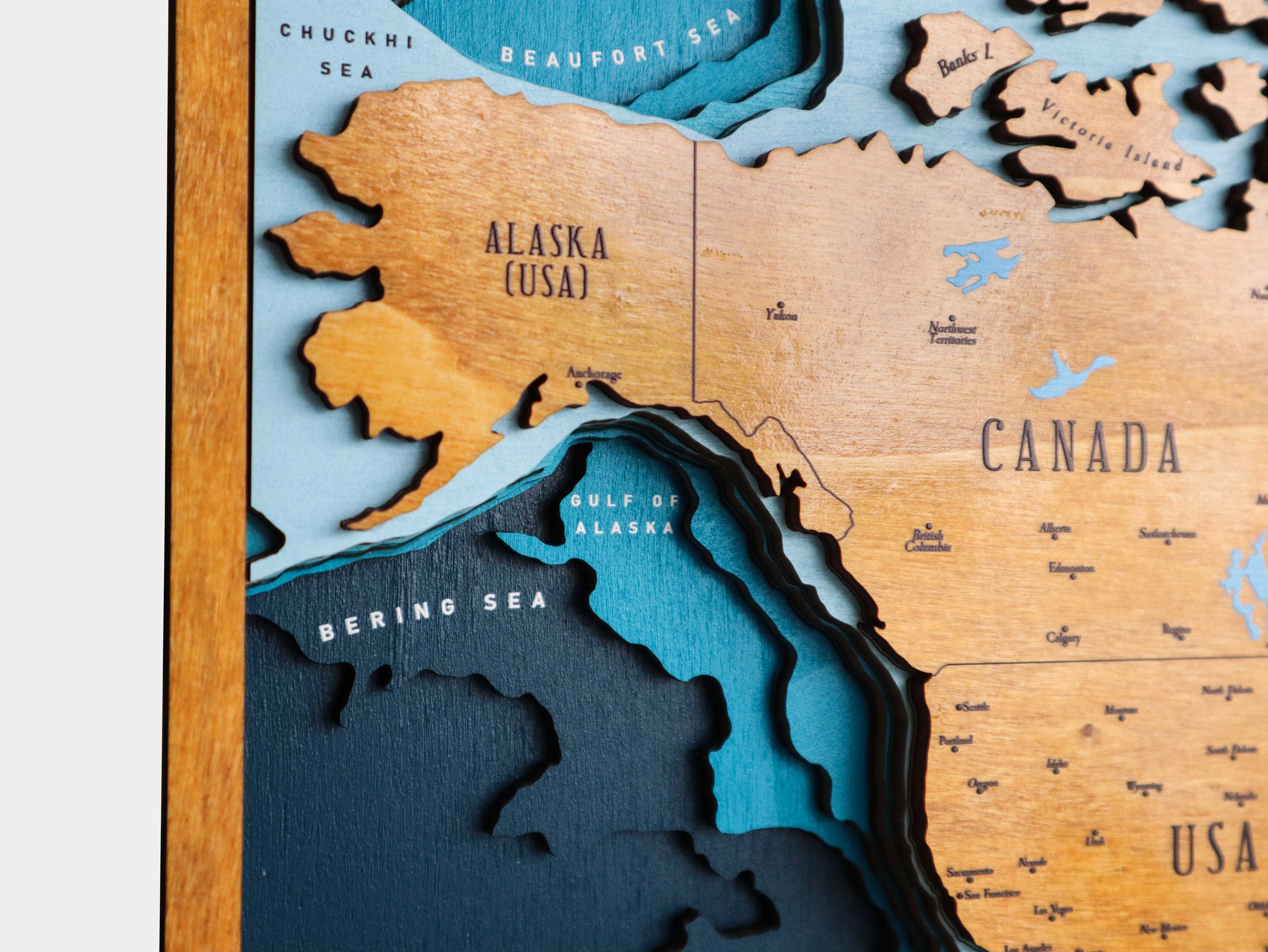  Bathymetric World Map