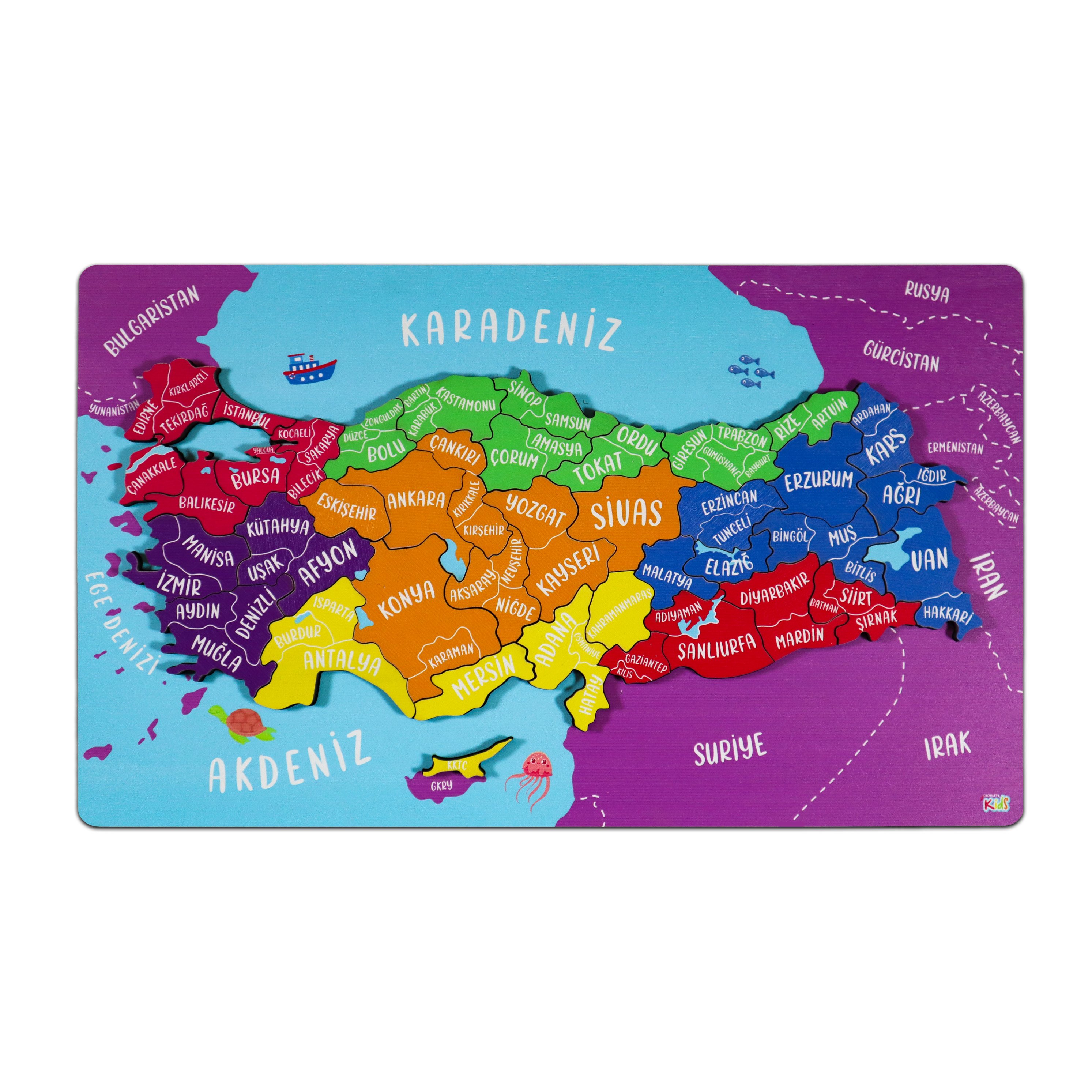 Türkiye Haritası Puzzle