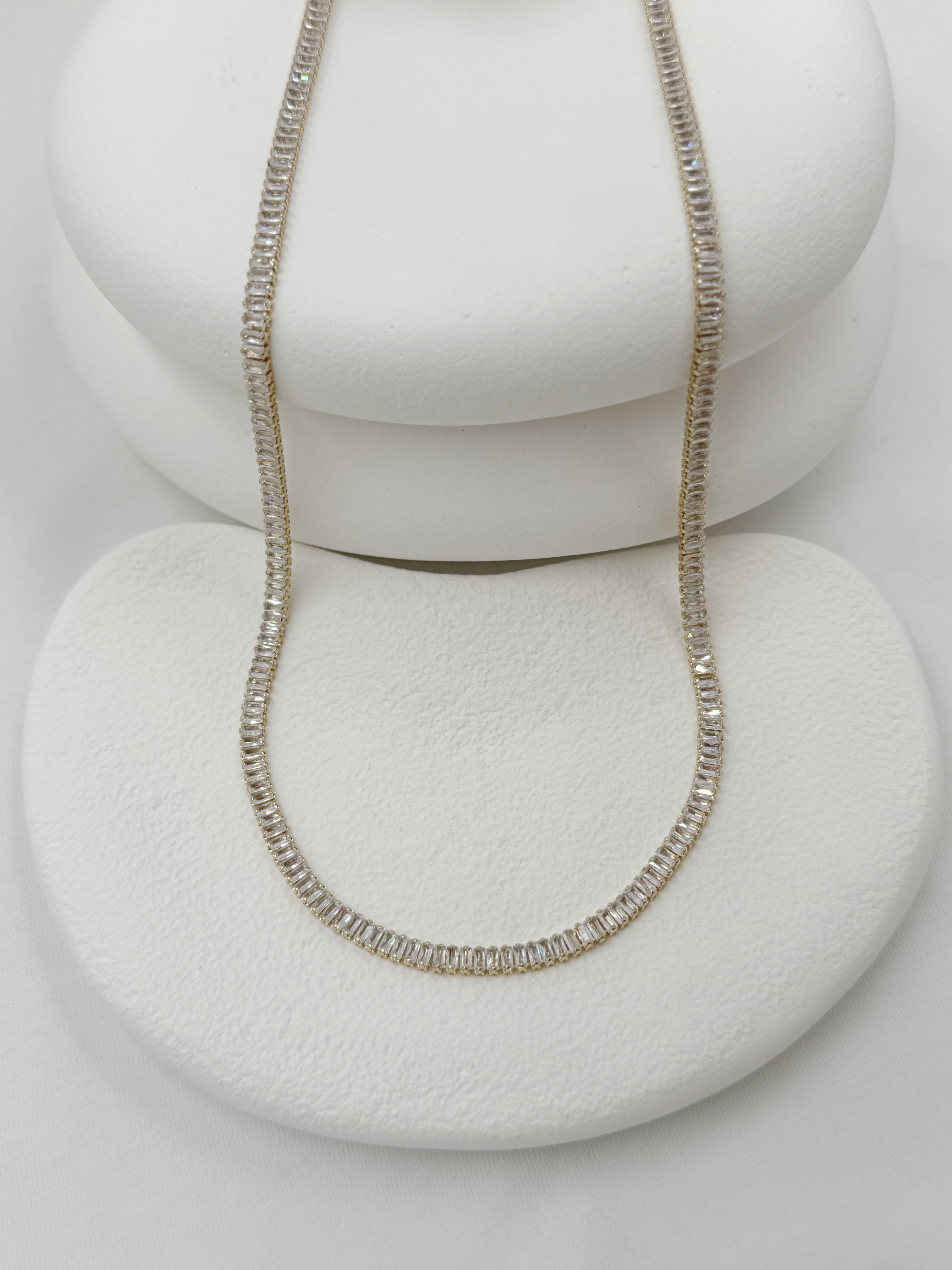 Su Yolu Çelik Kolye/40+5cm
