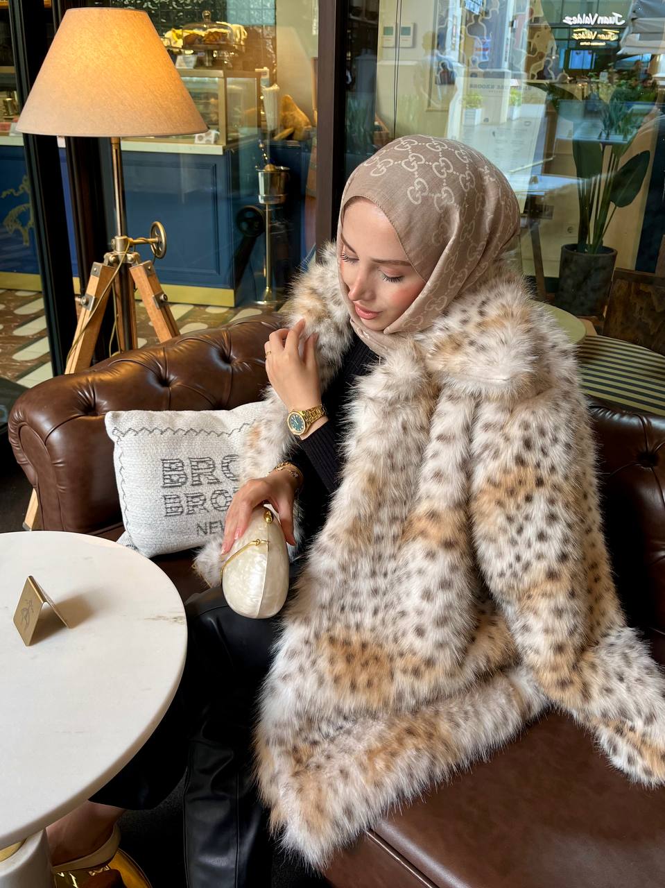 Leopar Desen İthal Kürk