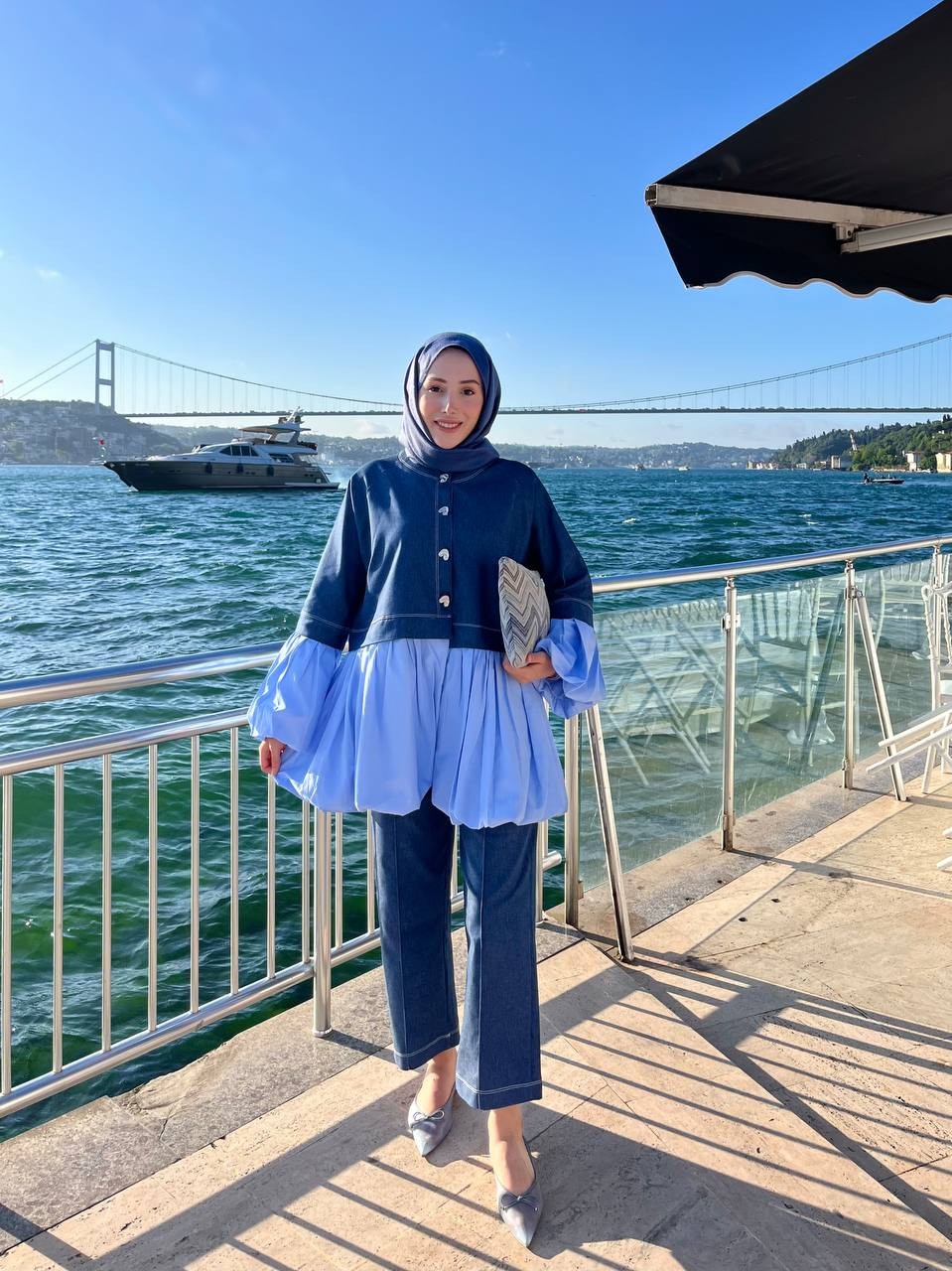 Blue Pantolonlu Takım