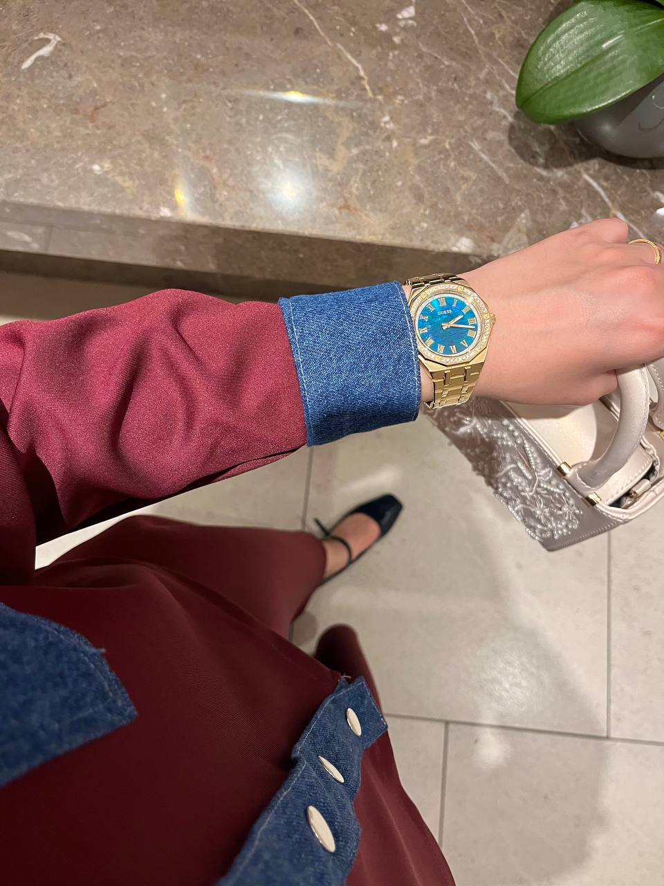 Kot Garnili Bordo Scuba Takım