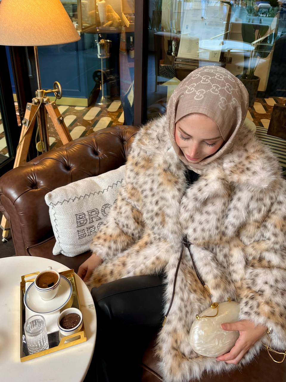 Leopar Desen İthal Kürk