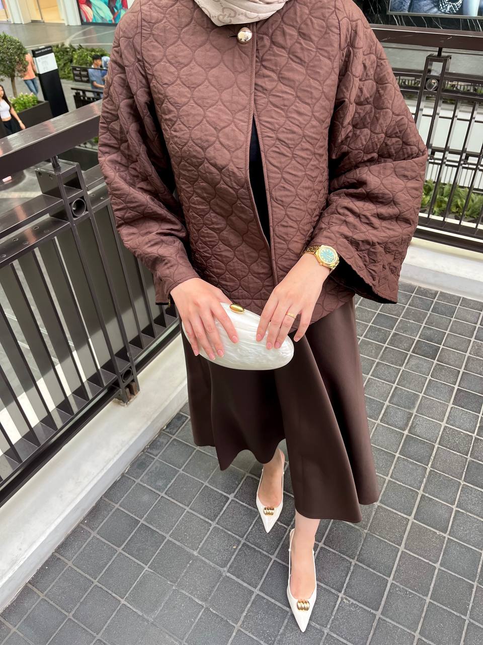 Muse Etekli Kahverengi Takım