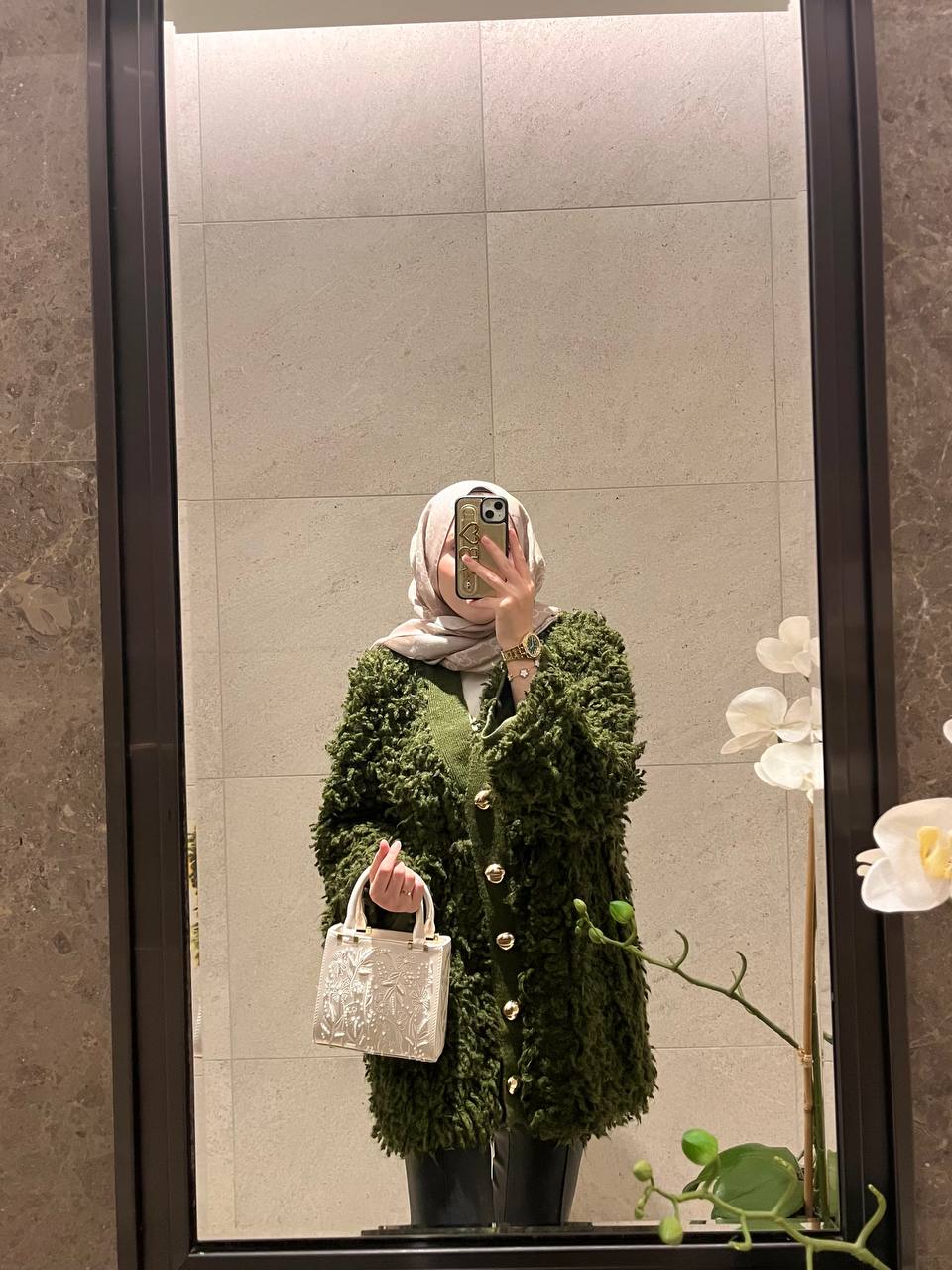 Saçaklı Hırka - Yeşil