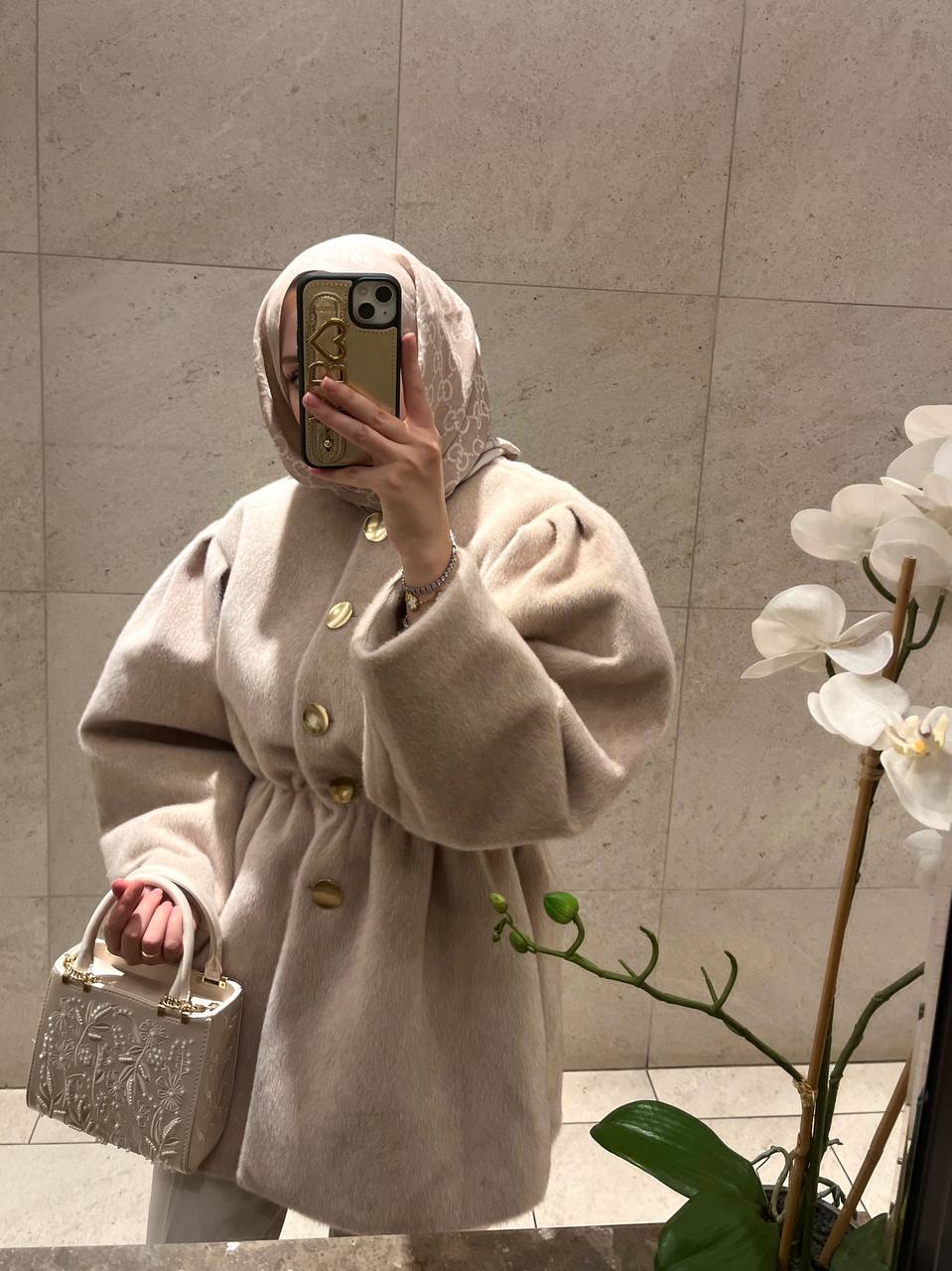 Peram Elen Kaşe Kap - Taş