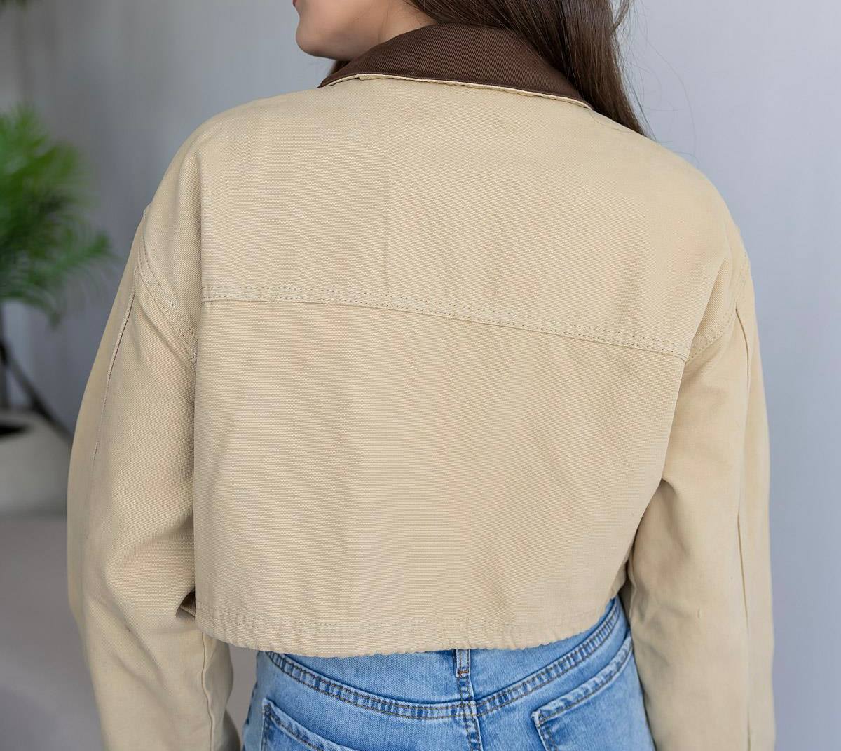 Mini Bomber Crop Ceket