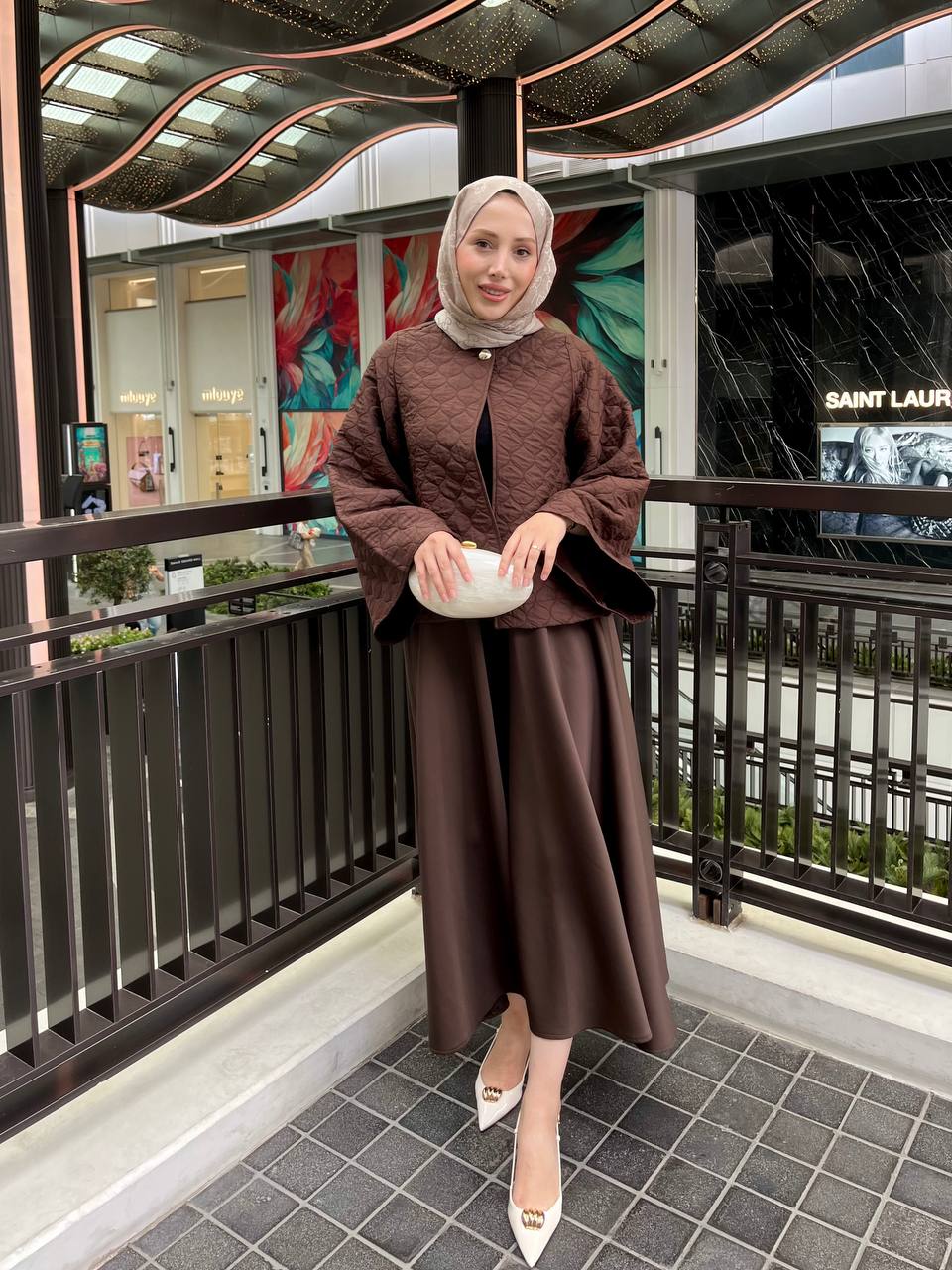 Muse Etekli Kahverengi Takım