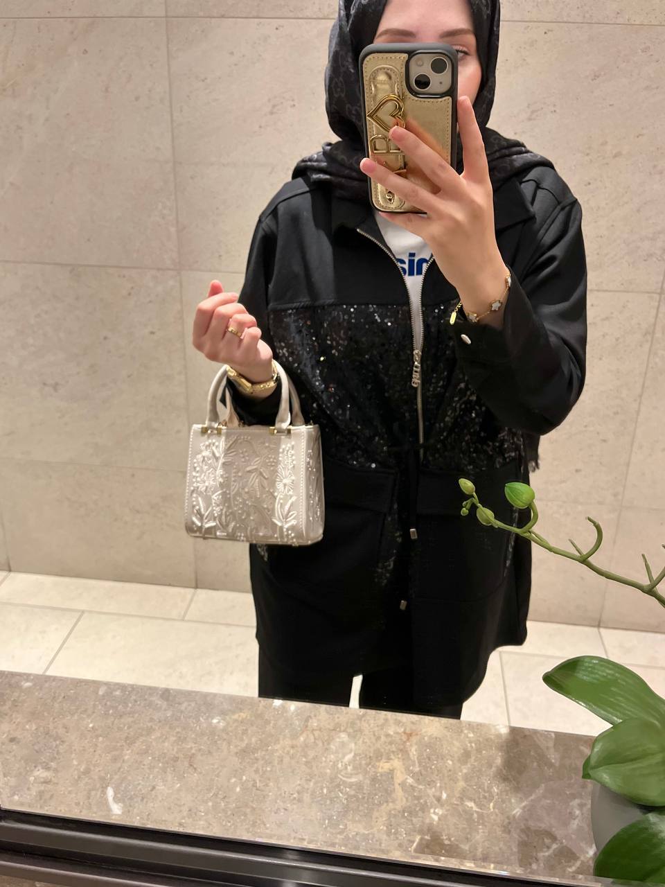 Payet Garni Detaylı Siyah Takım