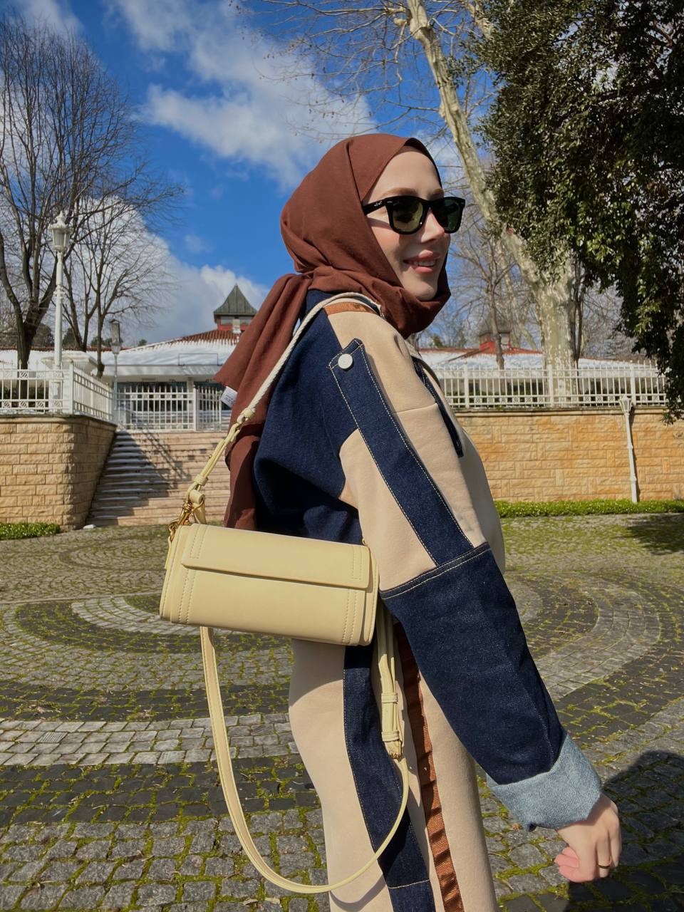 Denim Detaylı Eşofman Takımı