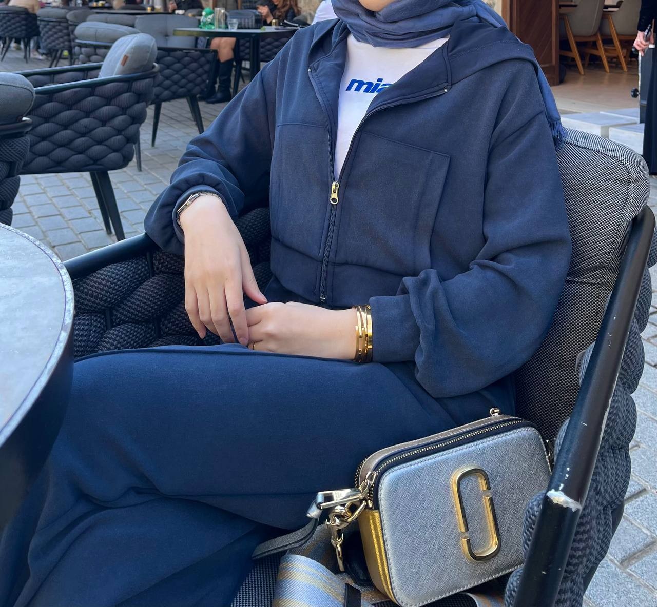 Lacivert Molly Kapüşonlu Eşofman Takım