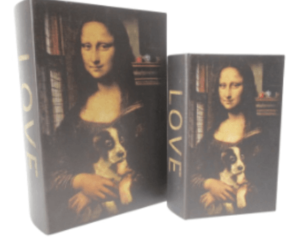 MONA LISA 2LI KITAP KUTU SETI 27X18, 21X13 CM