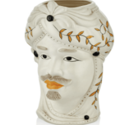 MORRIS ERKEK BUYUK BOY DEKORATIF SAKSI /VAZO 21X20X34 CM
