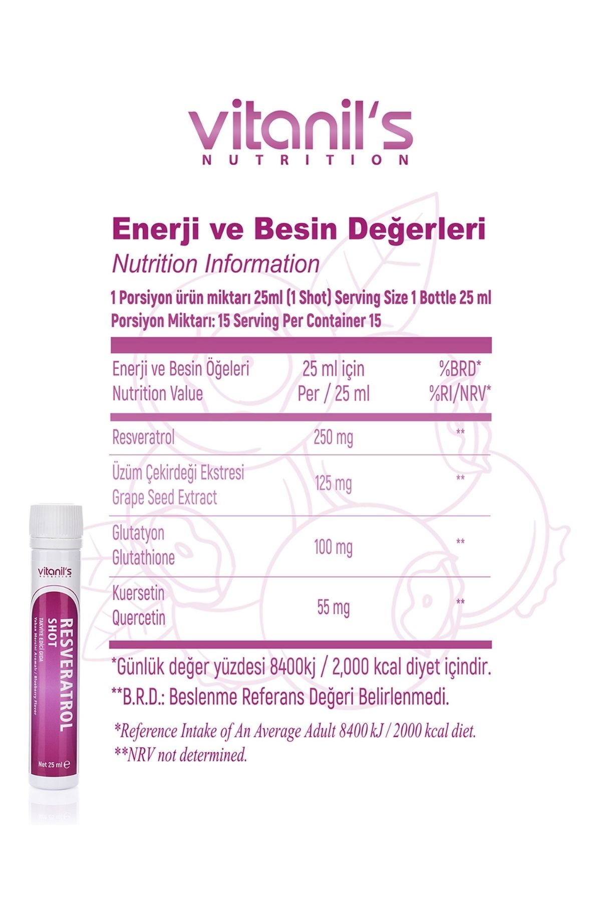 Resveratrol Shot (15x25ml)