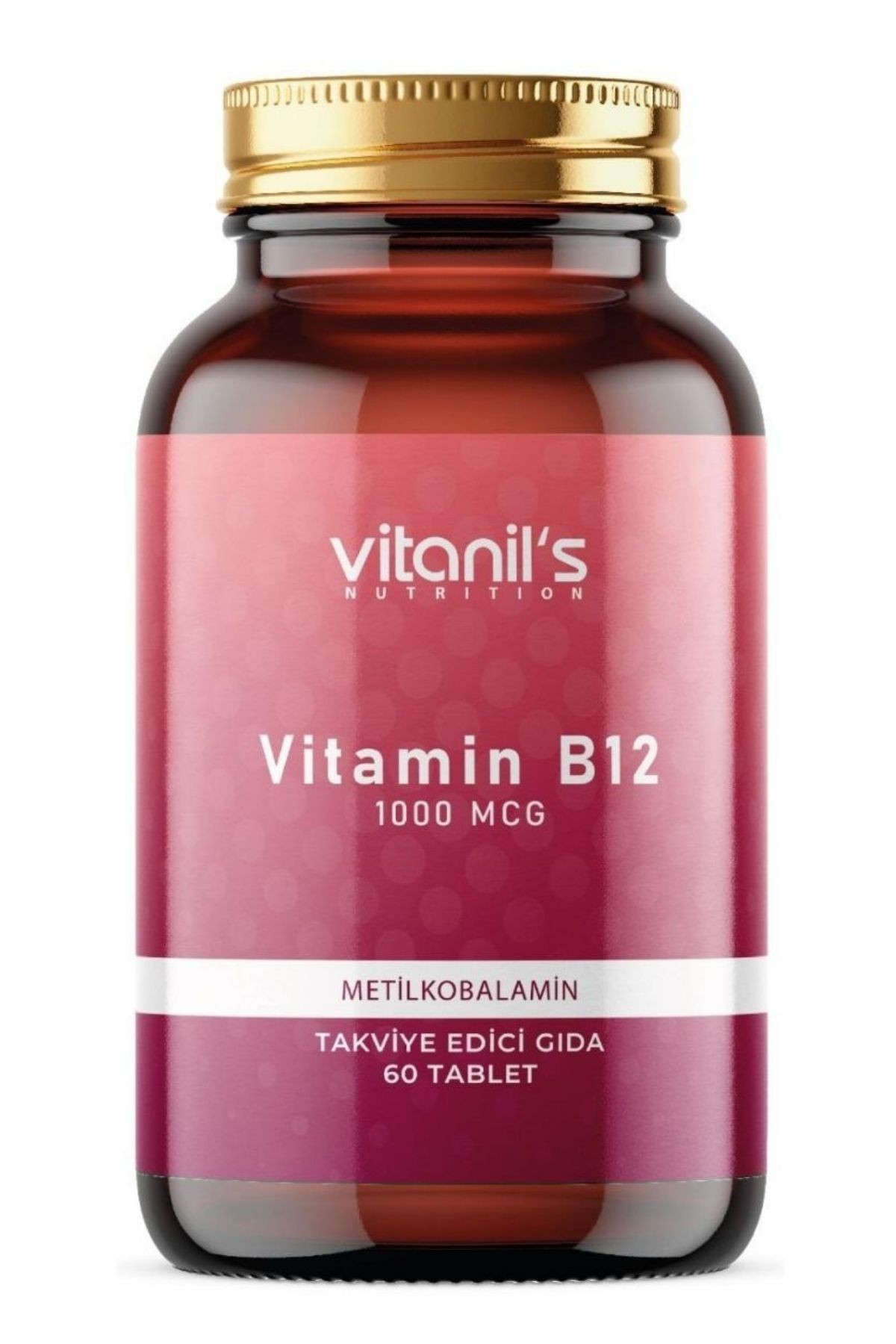 Vitamin B12 (Metilkobalamin) 60 Tablet - 1000 mcg