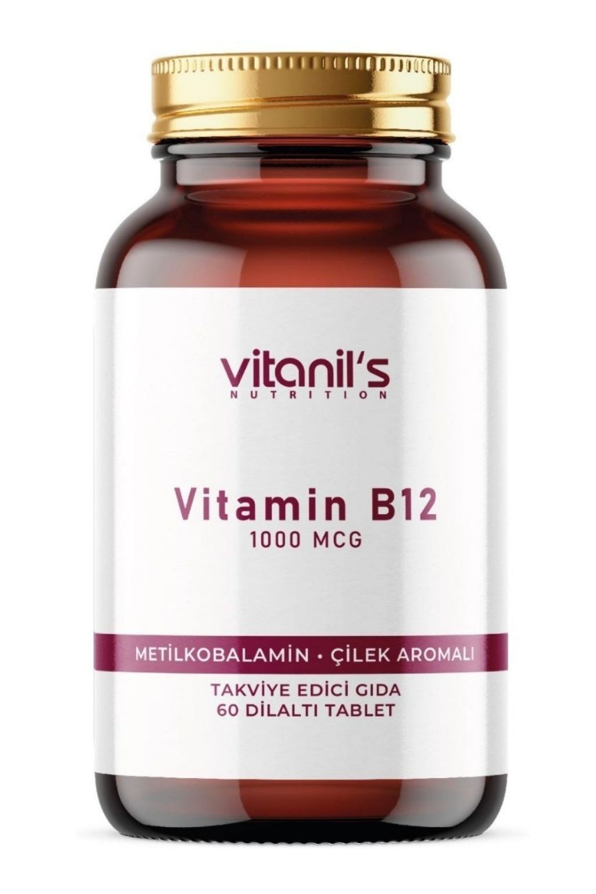 Vitamin B12 (Metilkobalamin) 60 Tablet - 1000 mcg