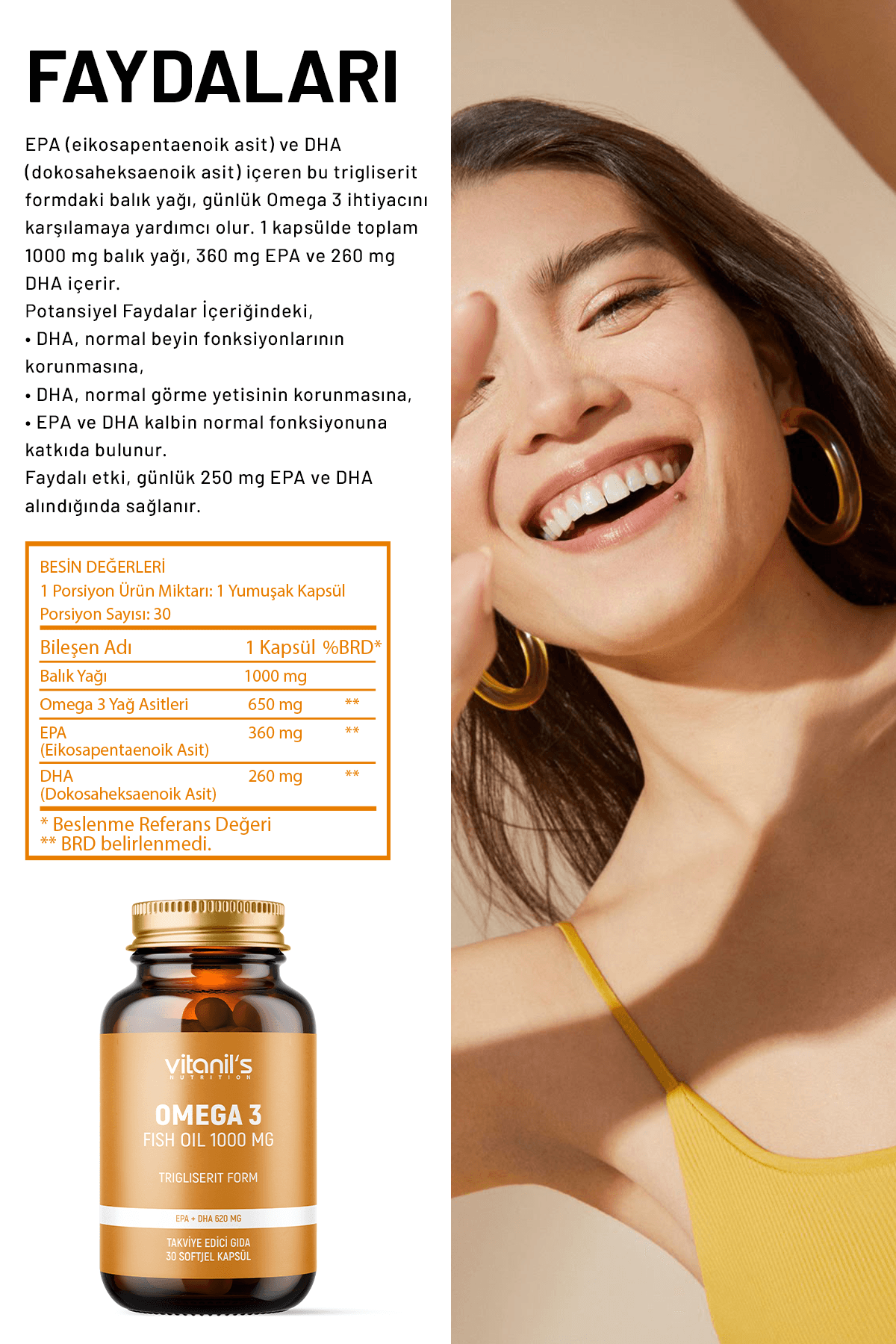 Omega 3 - Fish Oil Softgel (EPA+DHA 620mg)