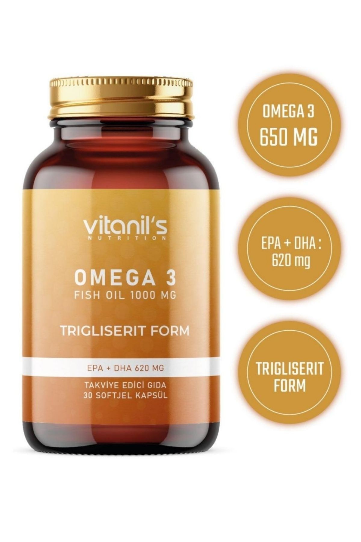 Omega 3 - Fish Oil Softgel (EPA+DHA 620 mg)