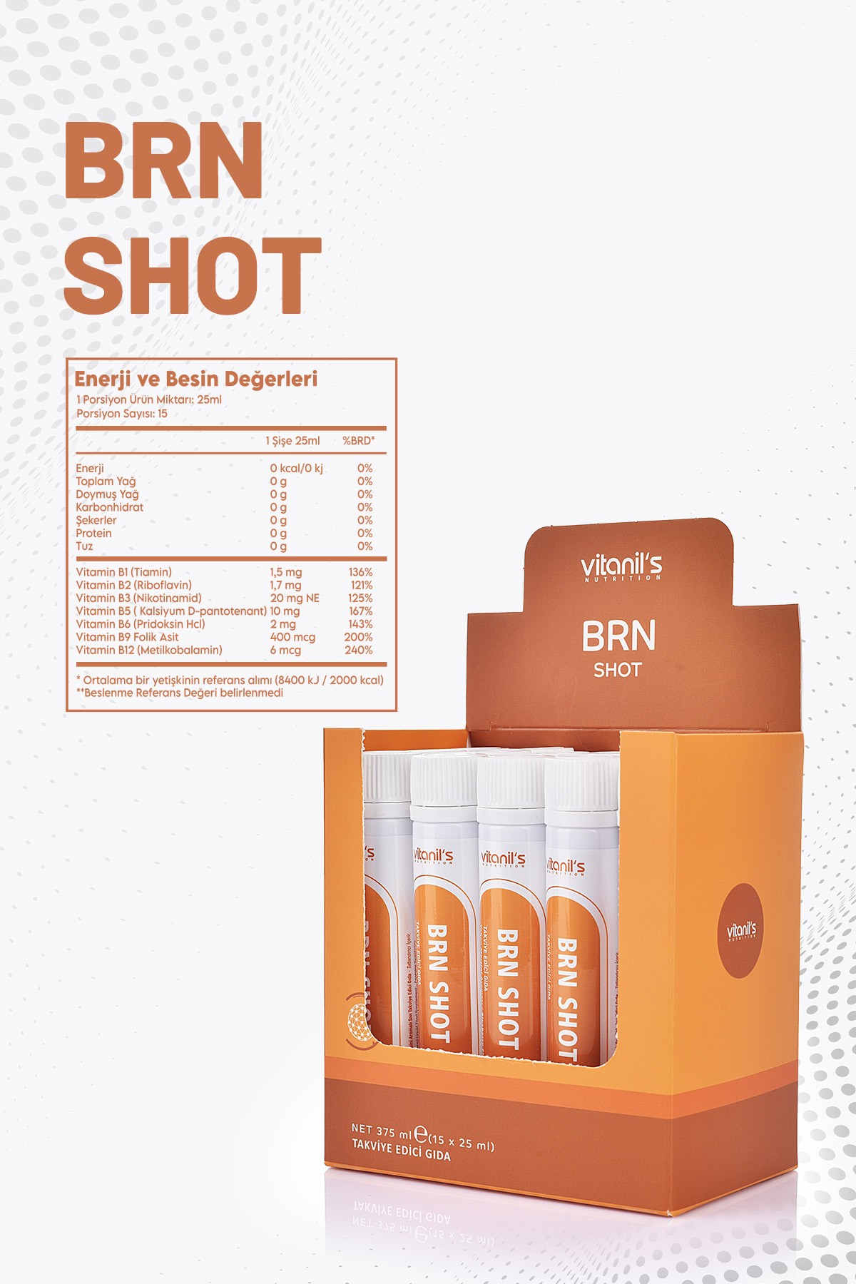 Brn Shot - (15x25 ml)