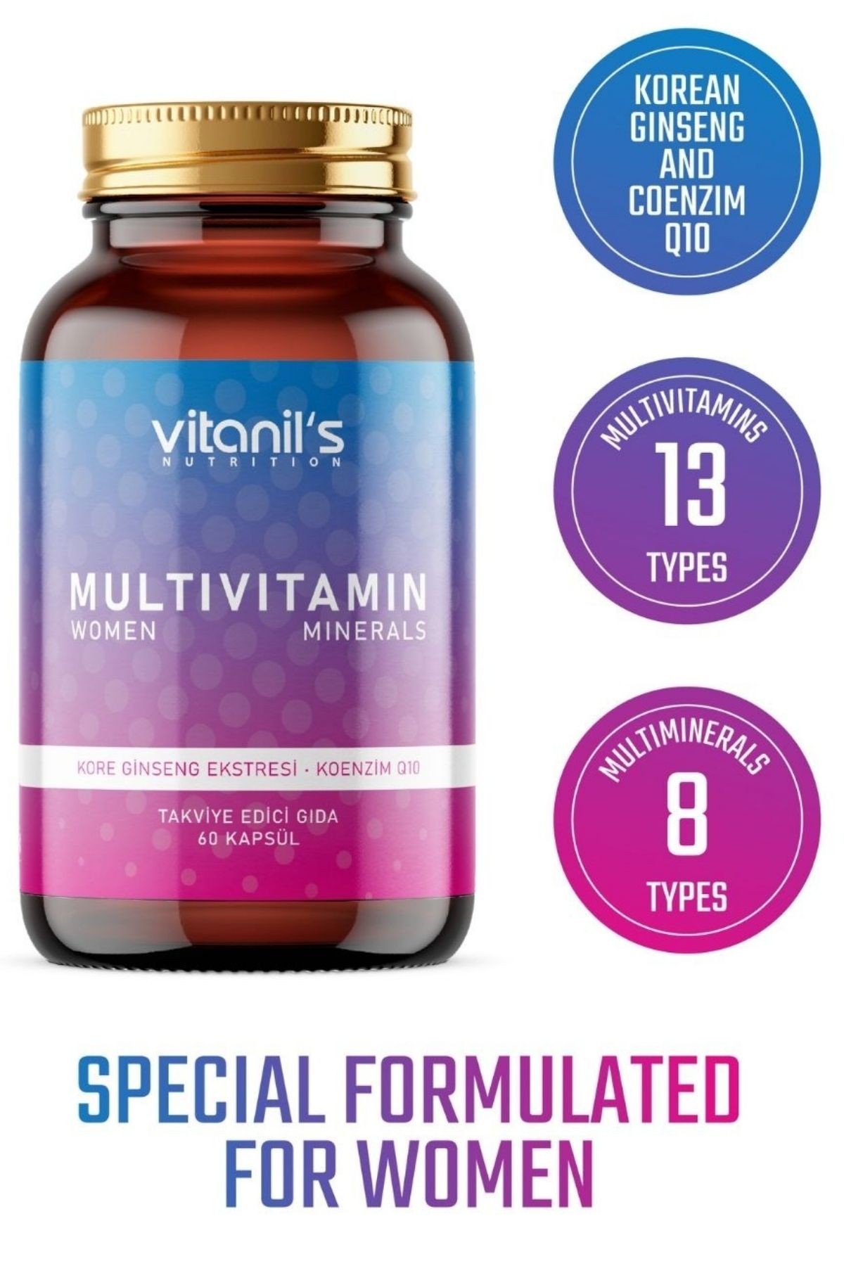 Multivitamin Women - 60 Kapsül