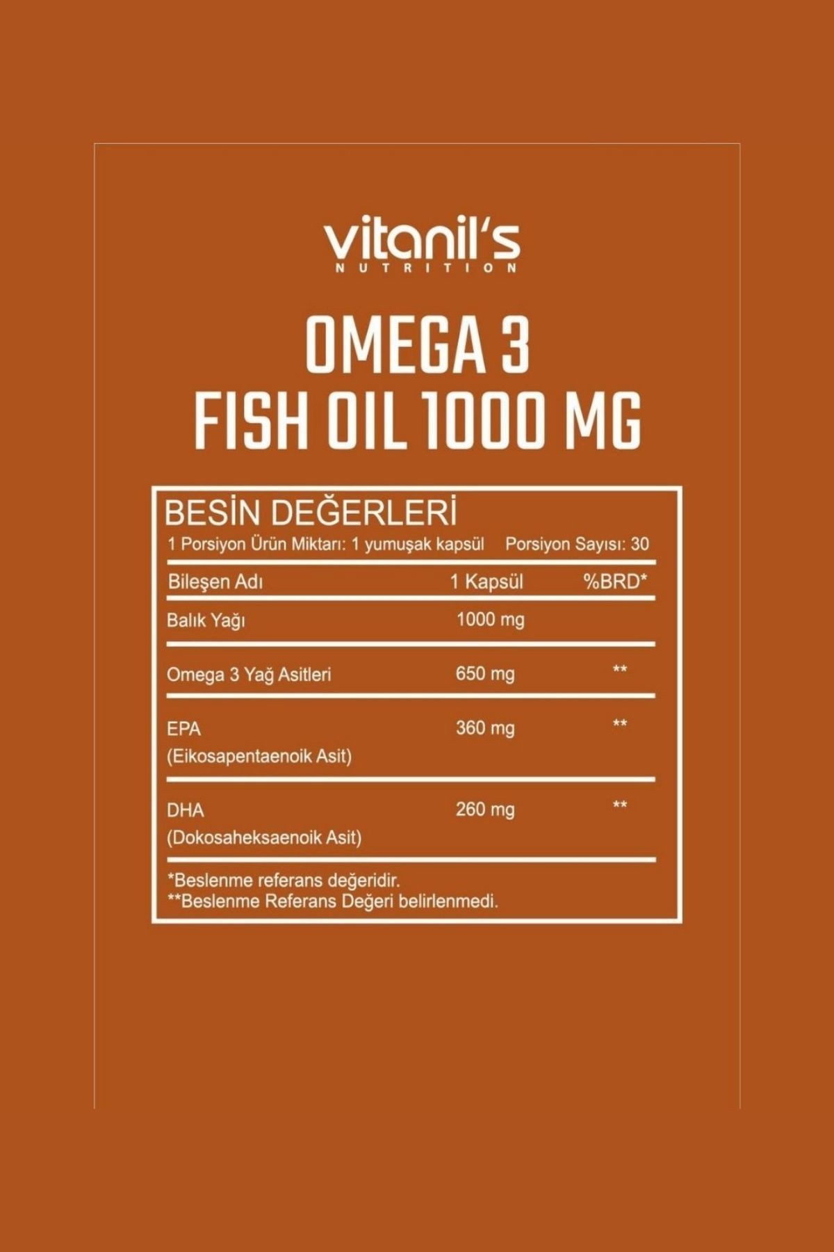 Omega 3 - Fish Oil Softgel (EPA+DHA 620 mg)