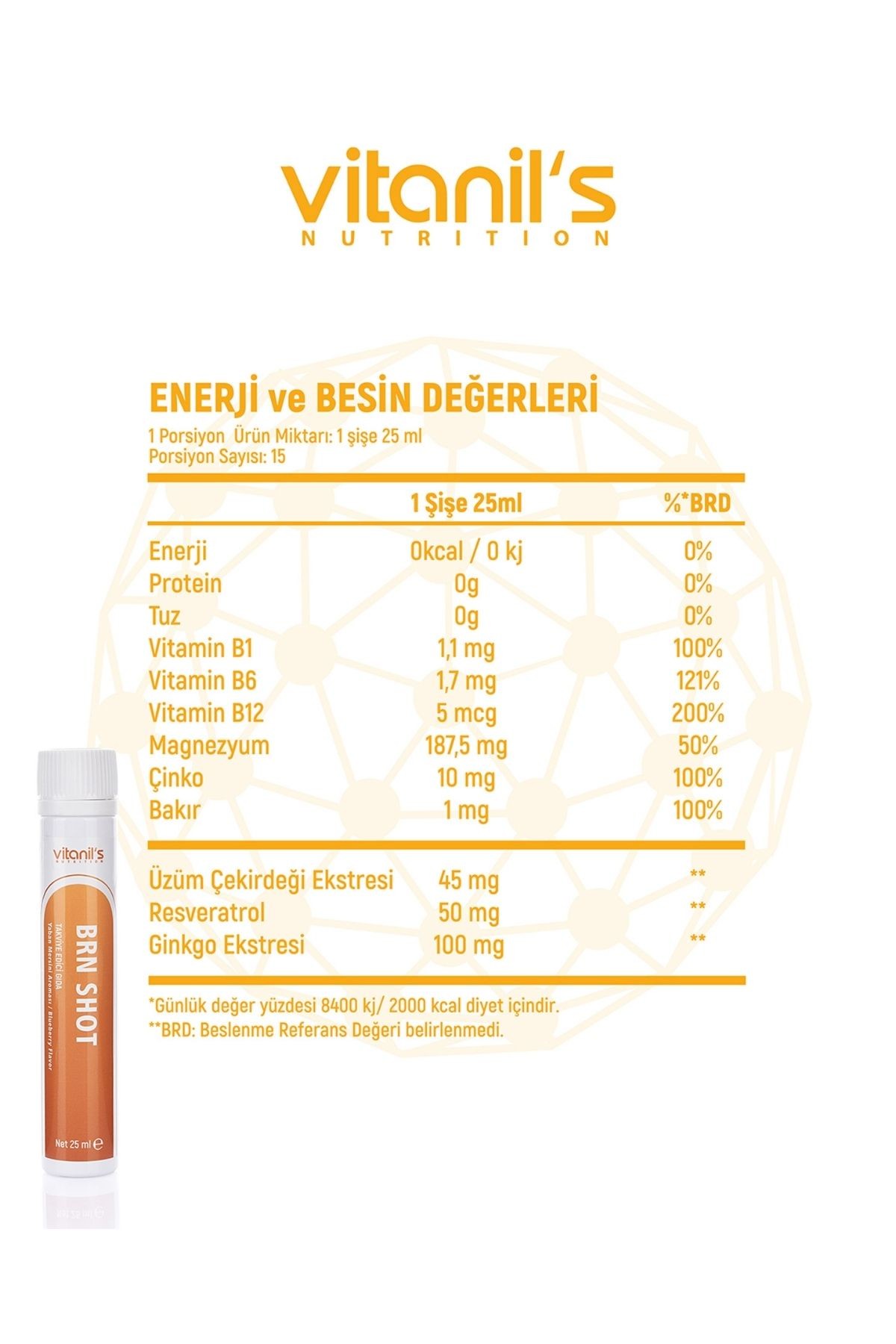 Brn Shot - (15x25 ml)