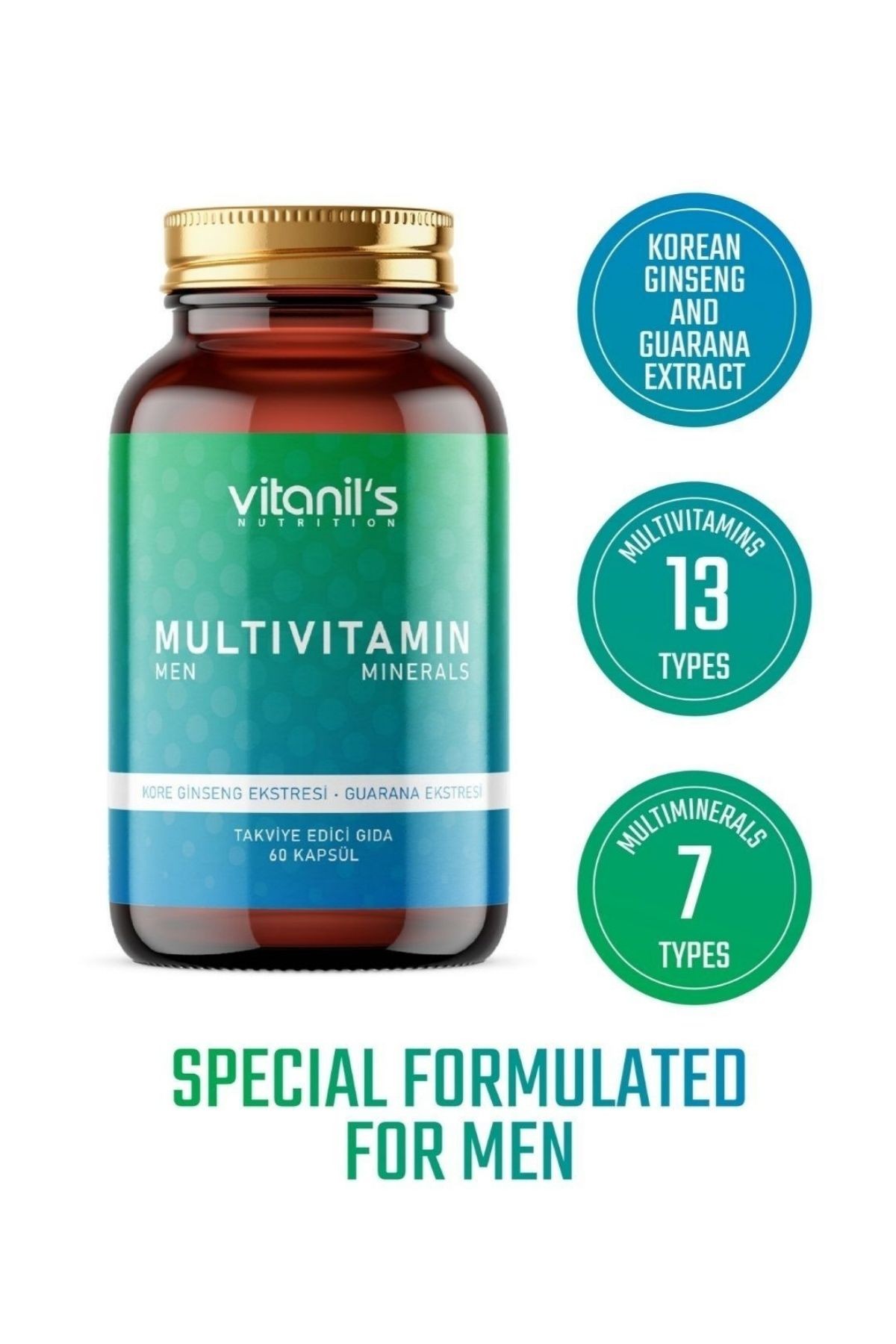 Multivitamin Men - 60 Kapsül