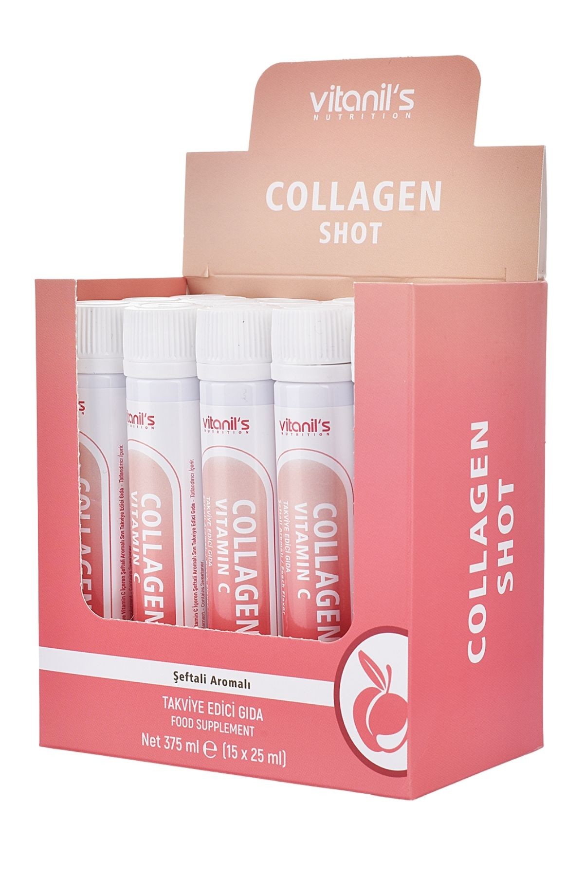Collajen Shot - Şeftali (15x25ml)