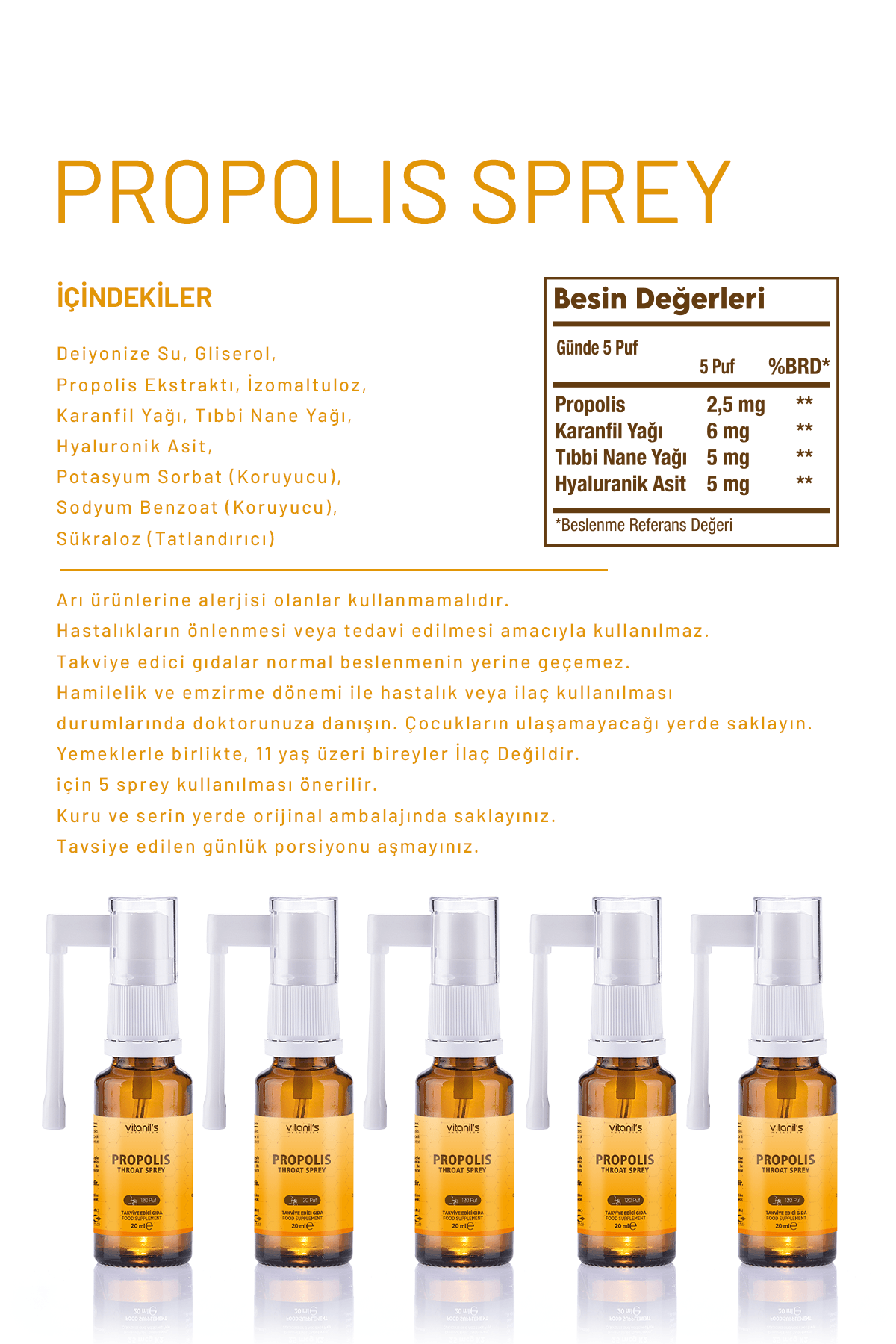 Propolis Throat Sprey - 20 ml