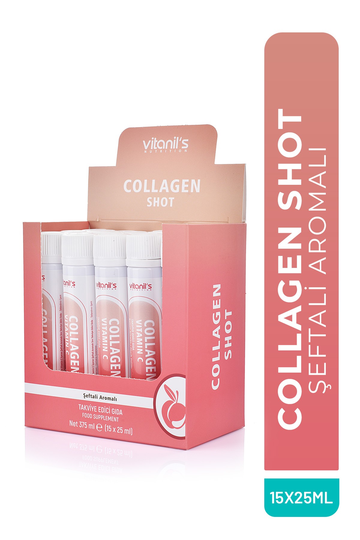 Collagen Shot (Şeftali Aromalı C Vitamini) 15x25ml