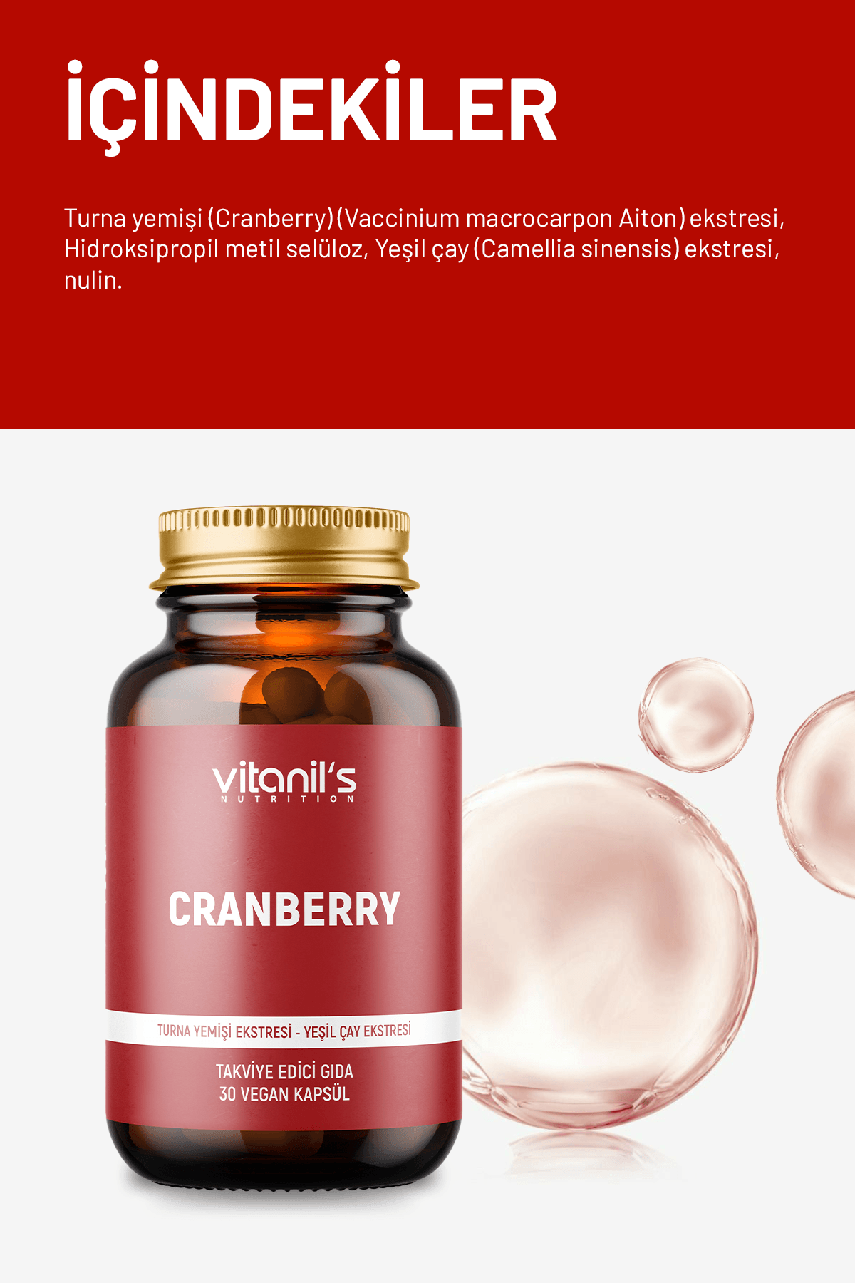 Cranberry - 30 Kapsül
