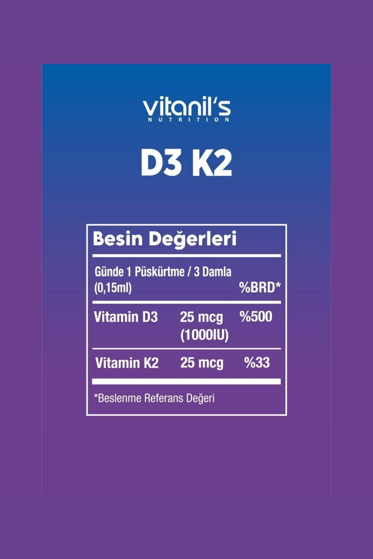 D3-K2 Vitamini - 20 ml