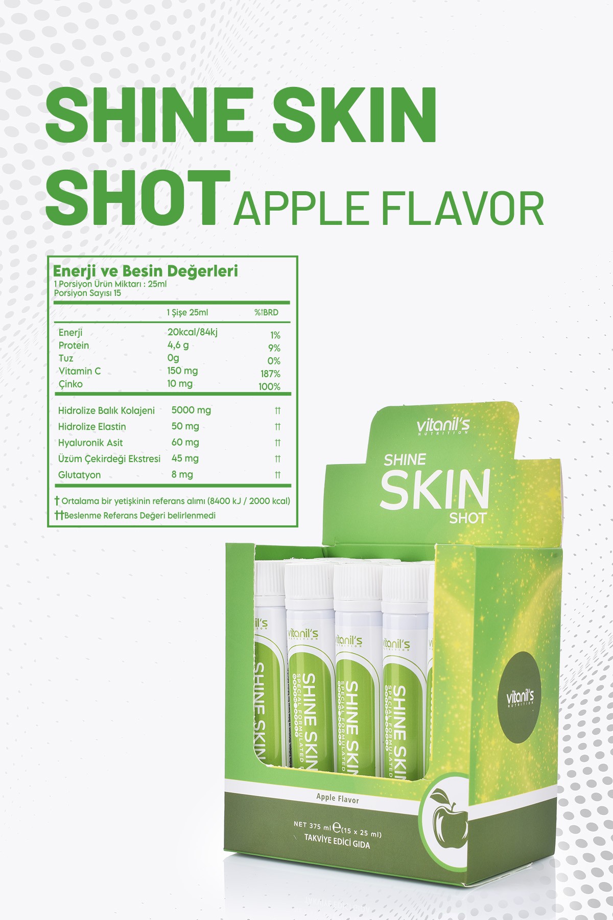 Shine Skin Shot (15x25ml)