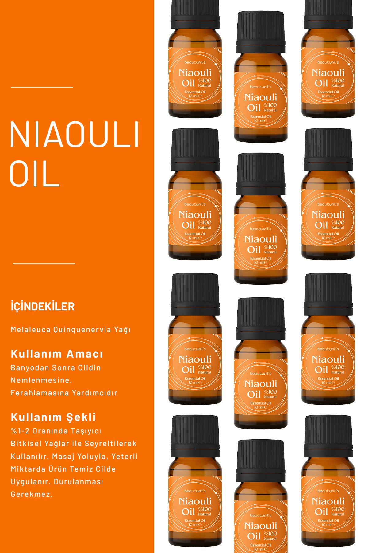Niaouli Oil (Melaleuca Quinquenervia) 10 ml