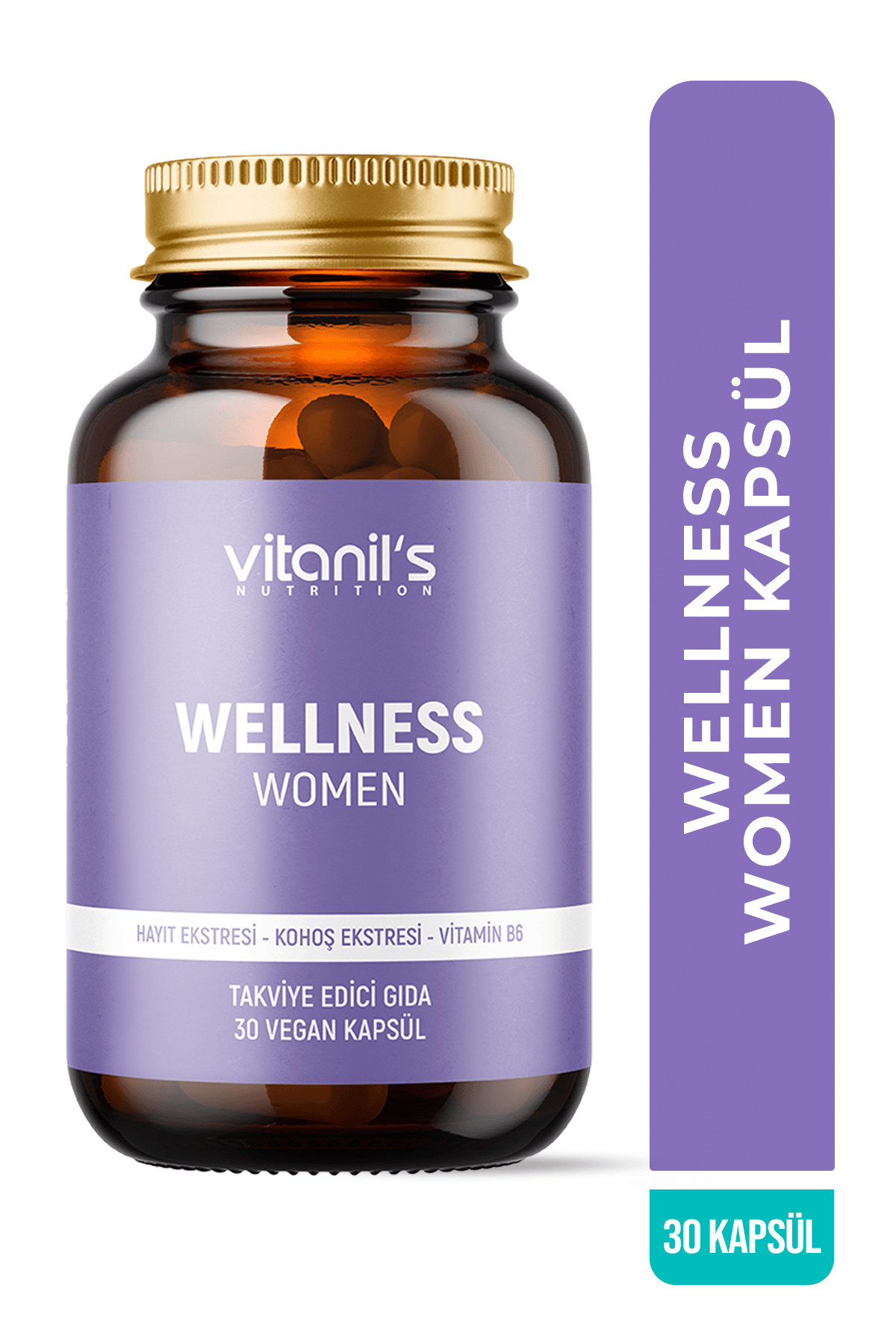Women Wellness (Hayıt Ekstresi, Kohoş Ekstresi, B6 Vitamini) 30 Kapsül
