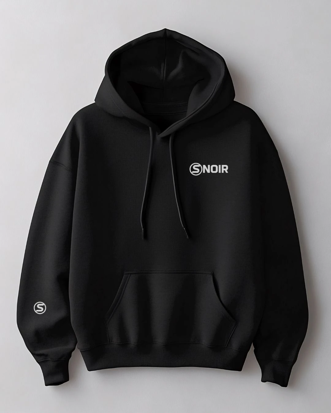 Snoir Black Oversize Hoodie