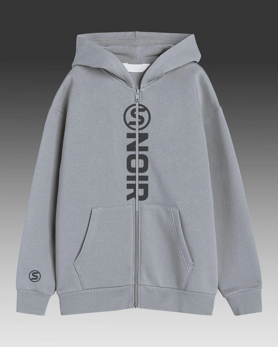 Snoir Gray Oversize Sweatshirt