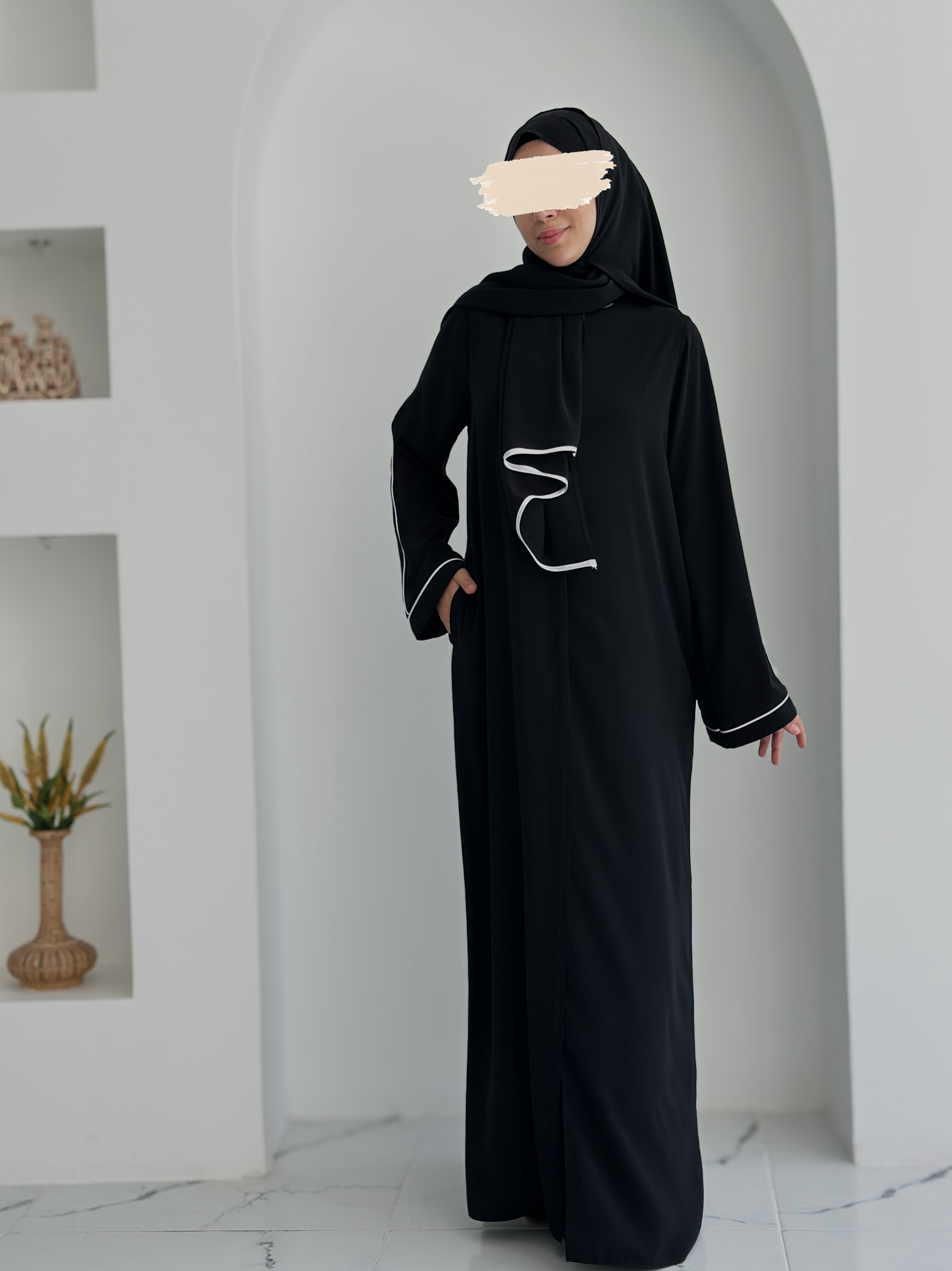 BİYELİ FERACE+ŞAL (FERMUARLI)