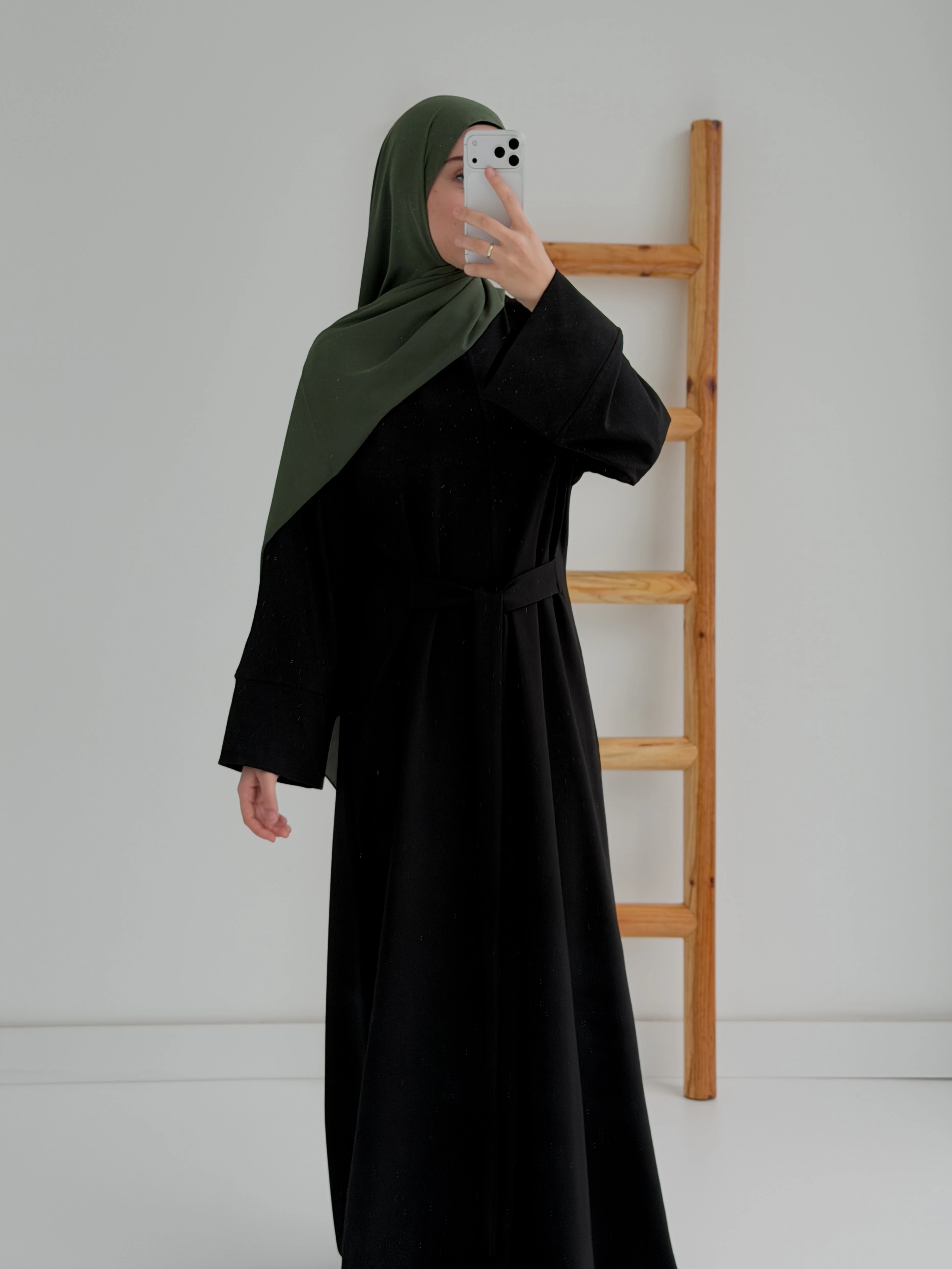 İKİ İPLİK ELBİSE  - SİYAH