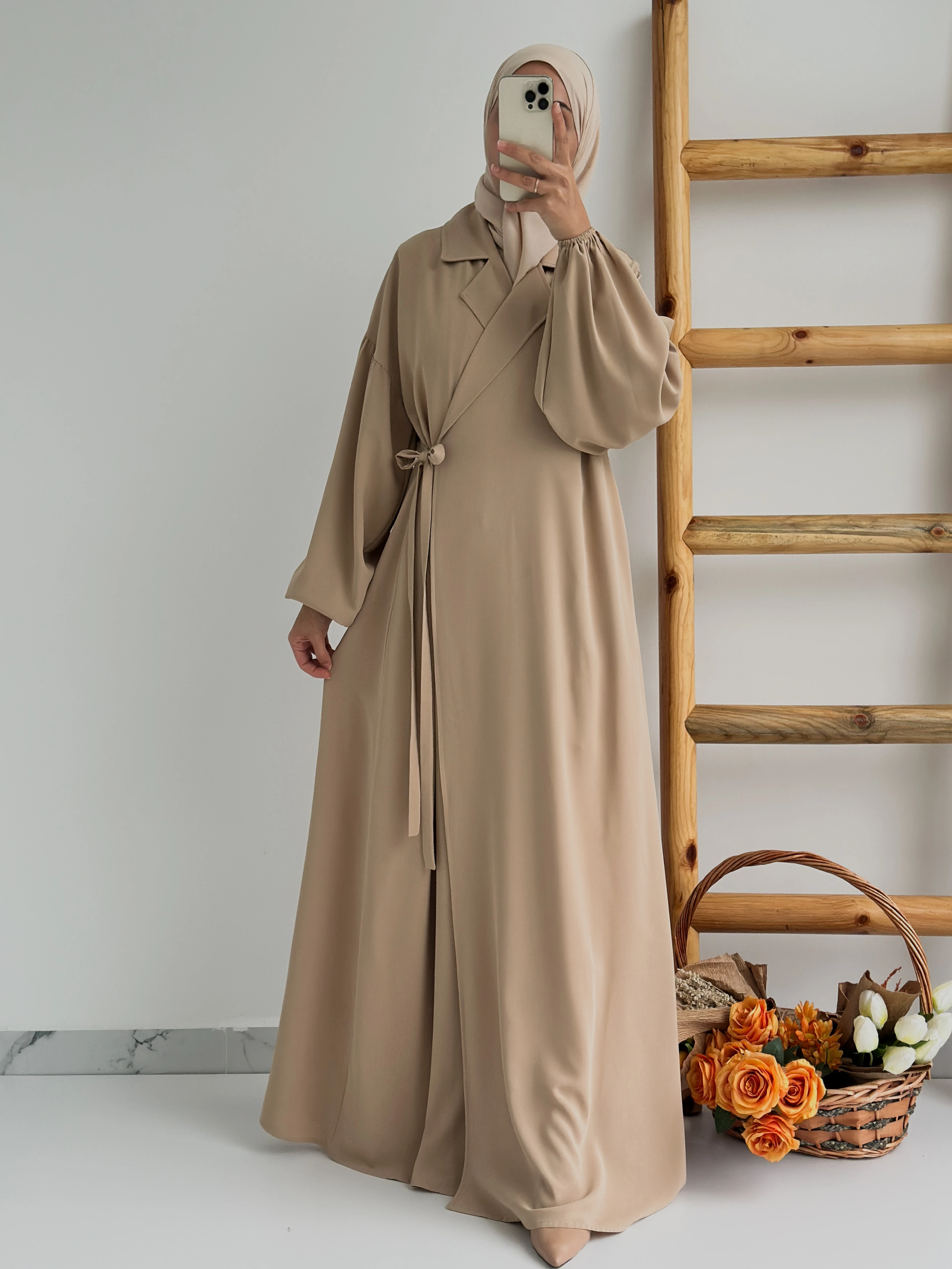 LİNDA KUMAŞ FERACE  - BEJ