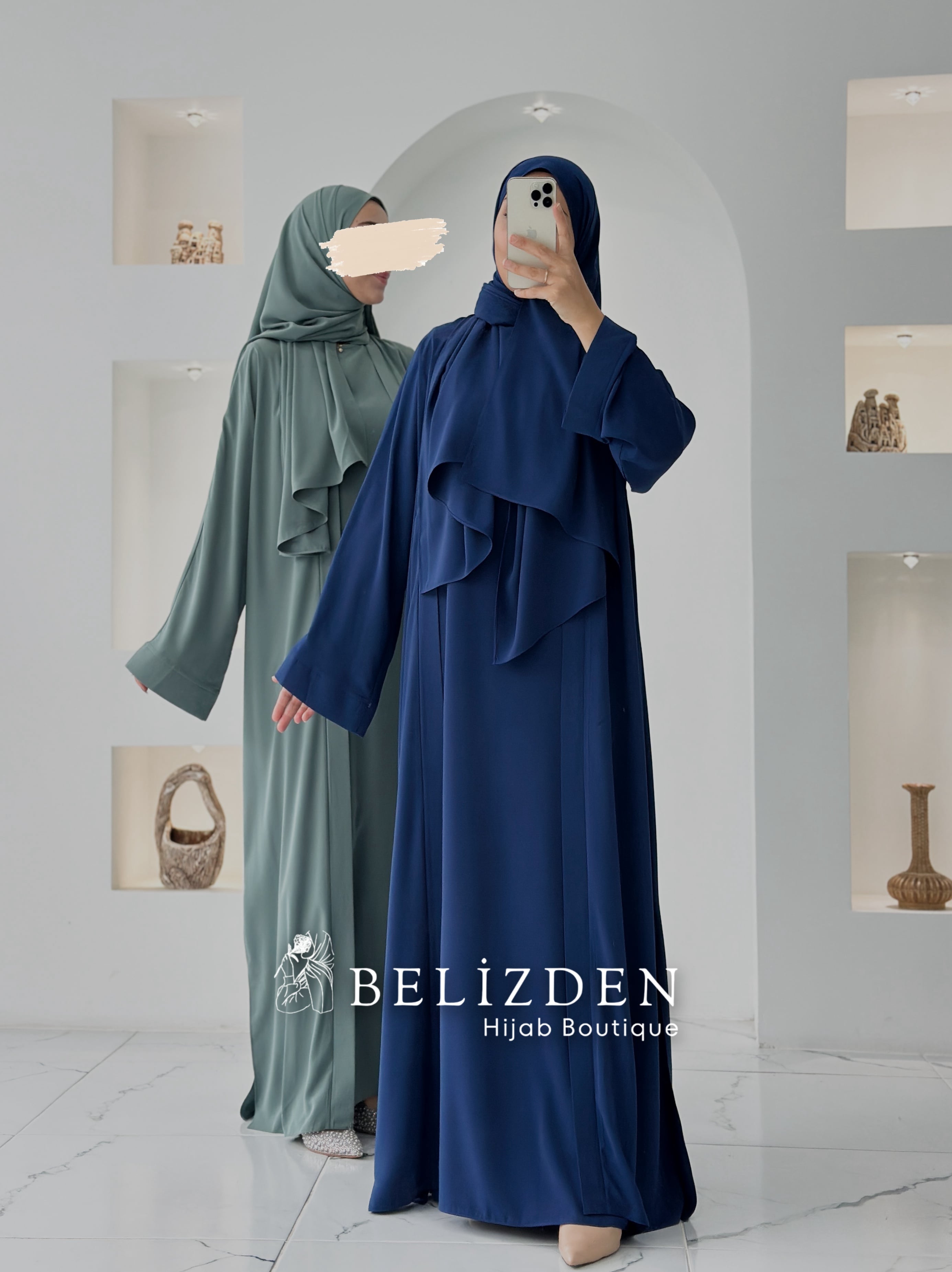 İPEK SAHRA ABAYA TAKIM - ÇAĞLA YEŞİL