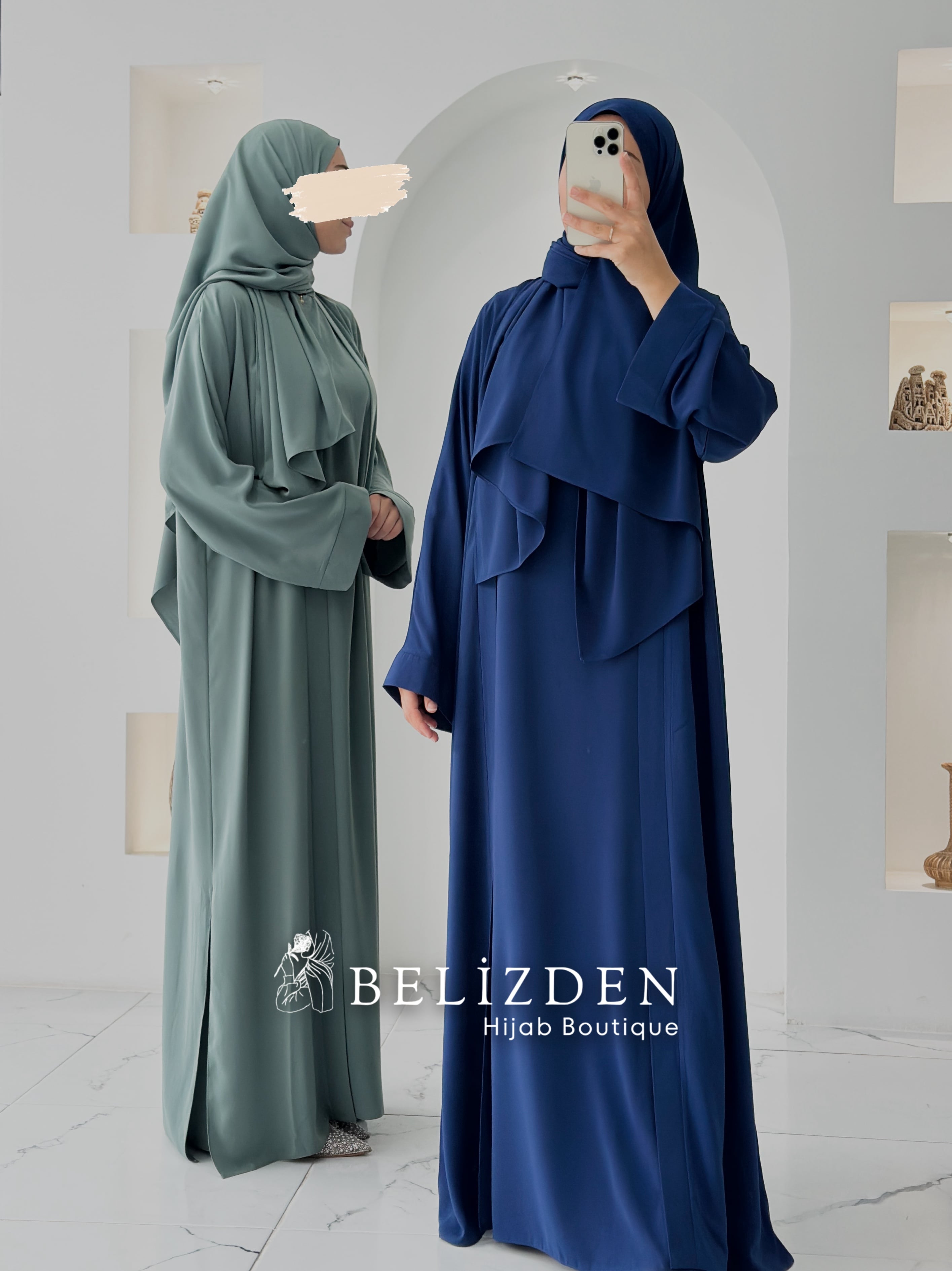 İPEK SAHRA ABAYA TAKIM - ÇAĞLA YEŞİL