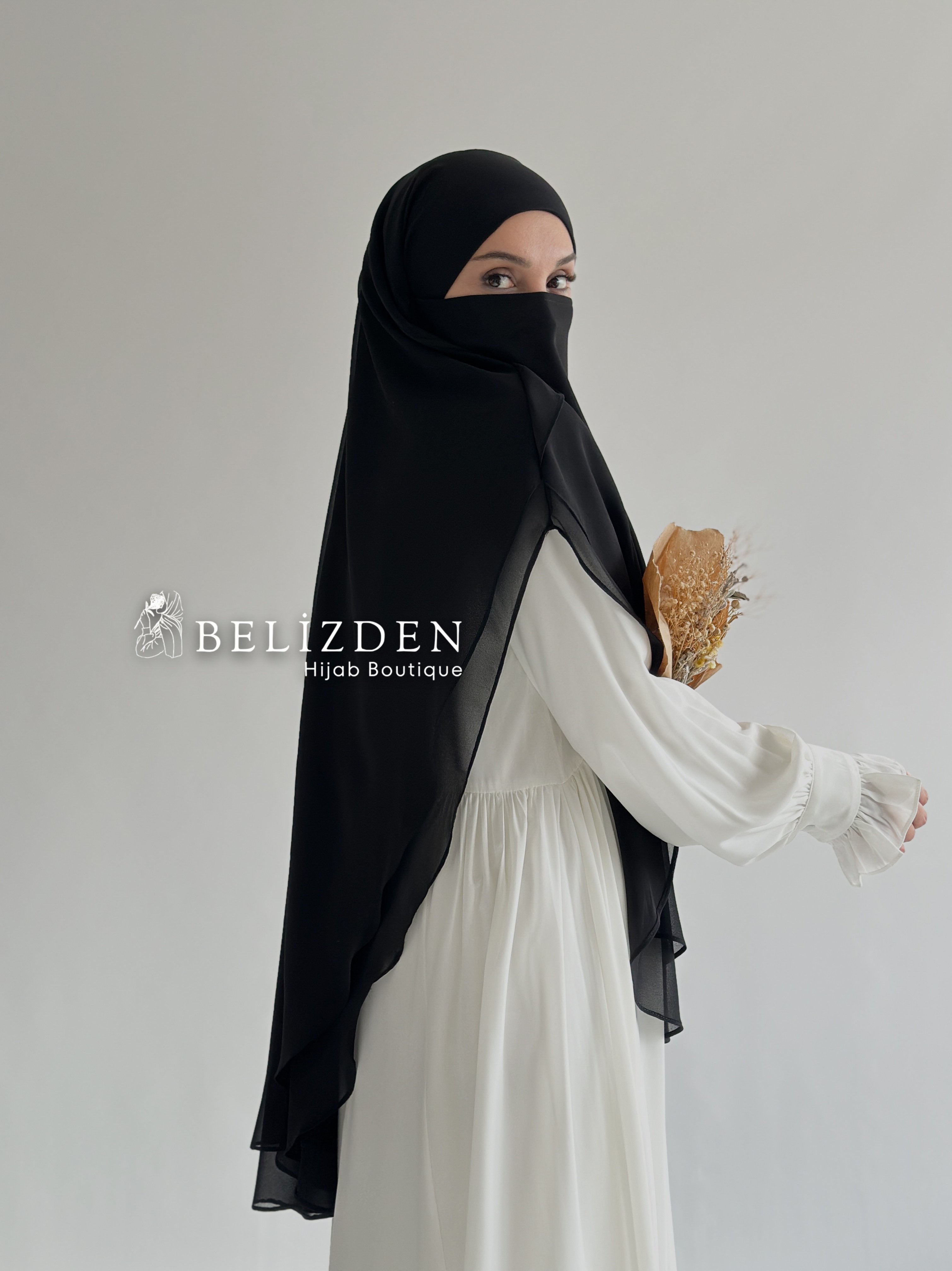 TAÇLI ASYA SUFLE SİYAH
