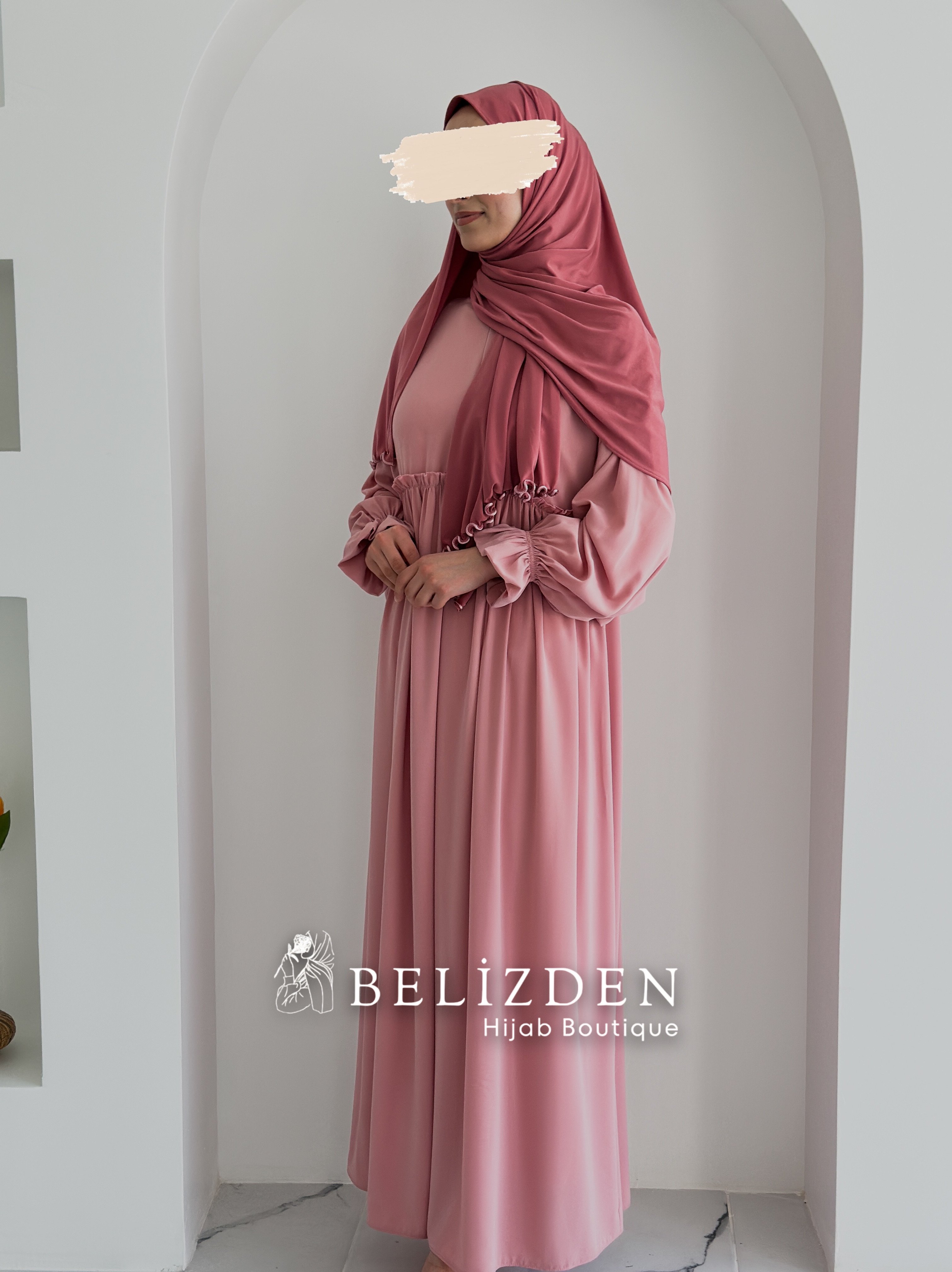 İNCİ ELBİSE  - PUDRA