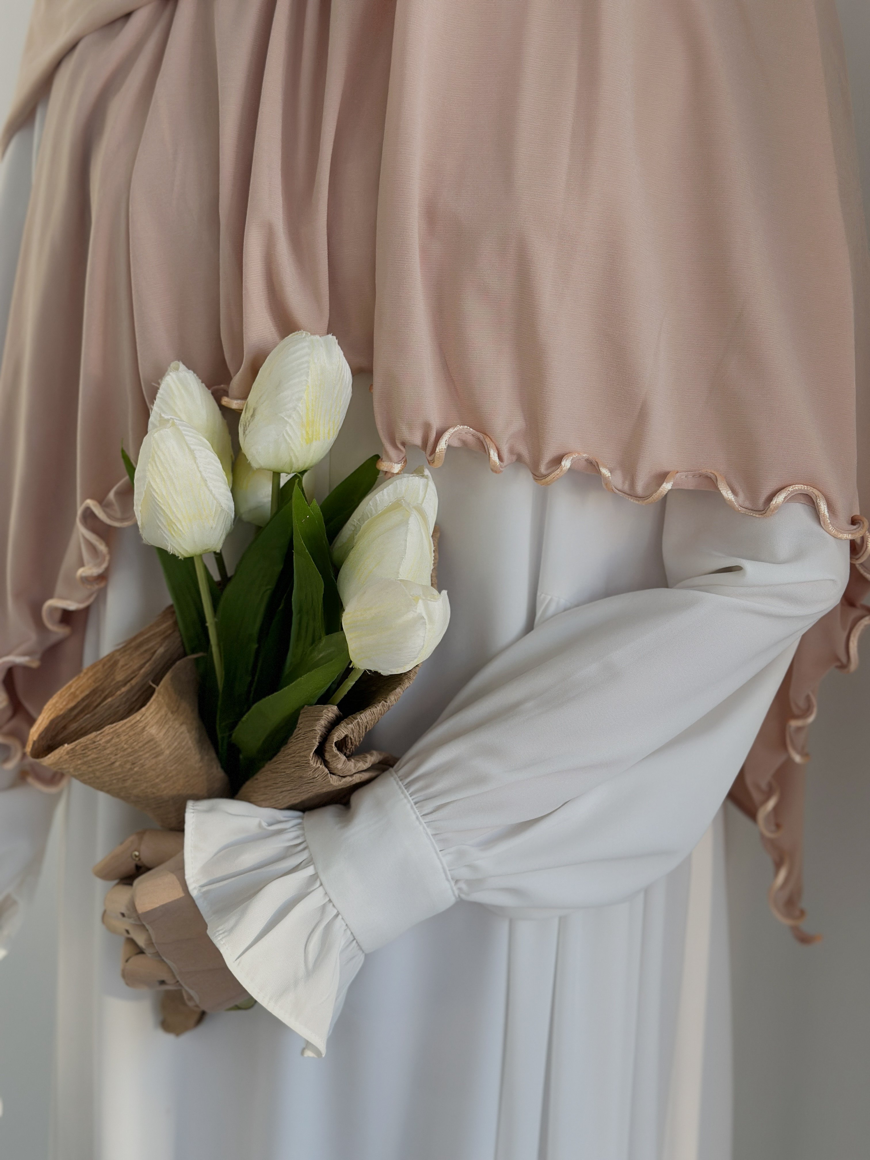 JERSEY PREMİUM ŞAL SOFT PUDRA