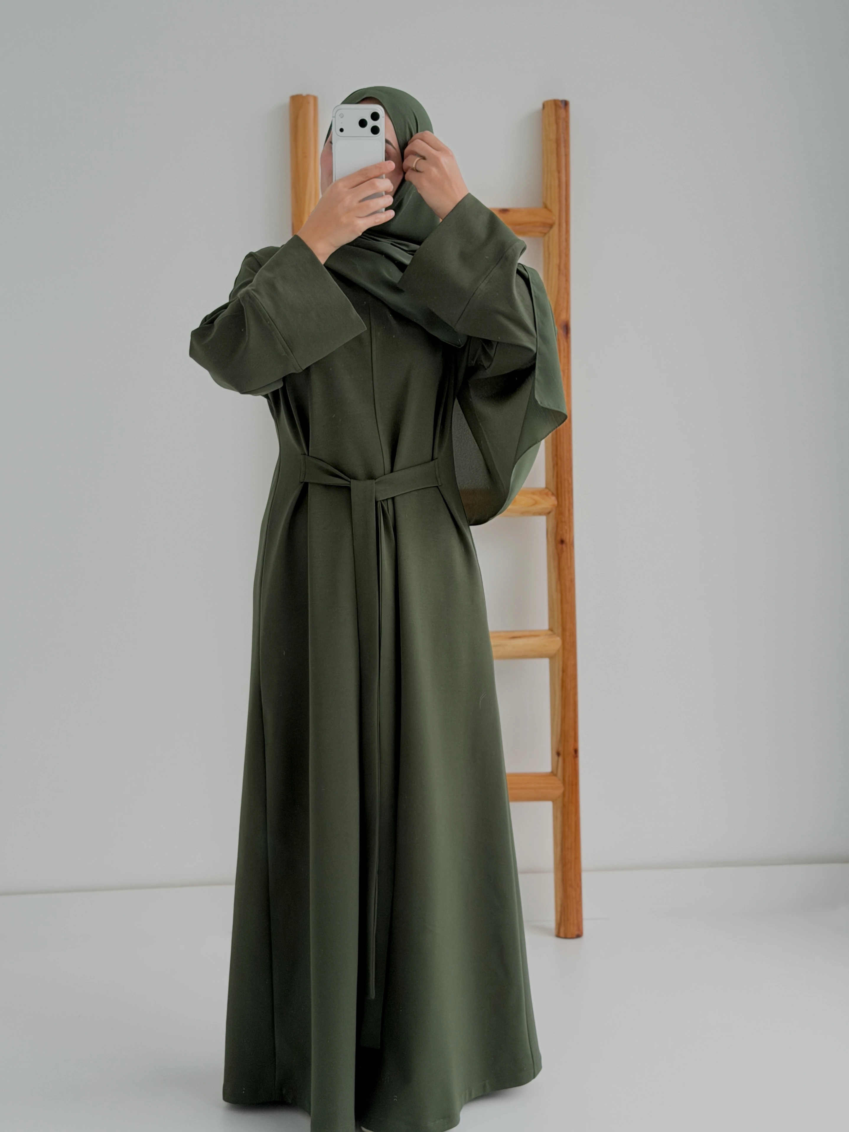 İKİ İPLİK ELBİSE  - HAKİ