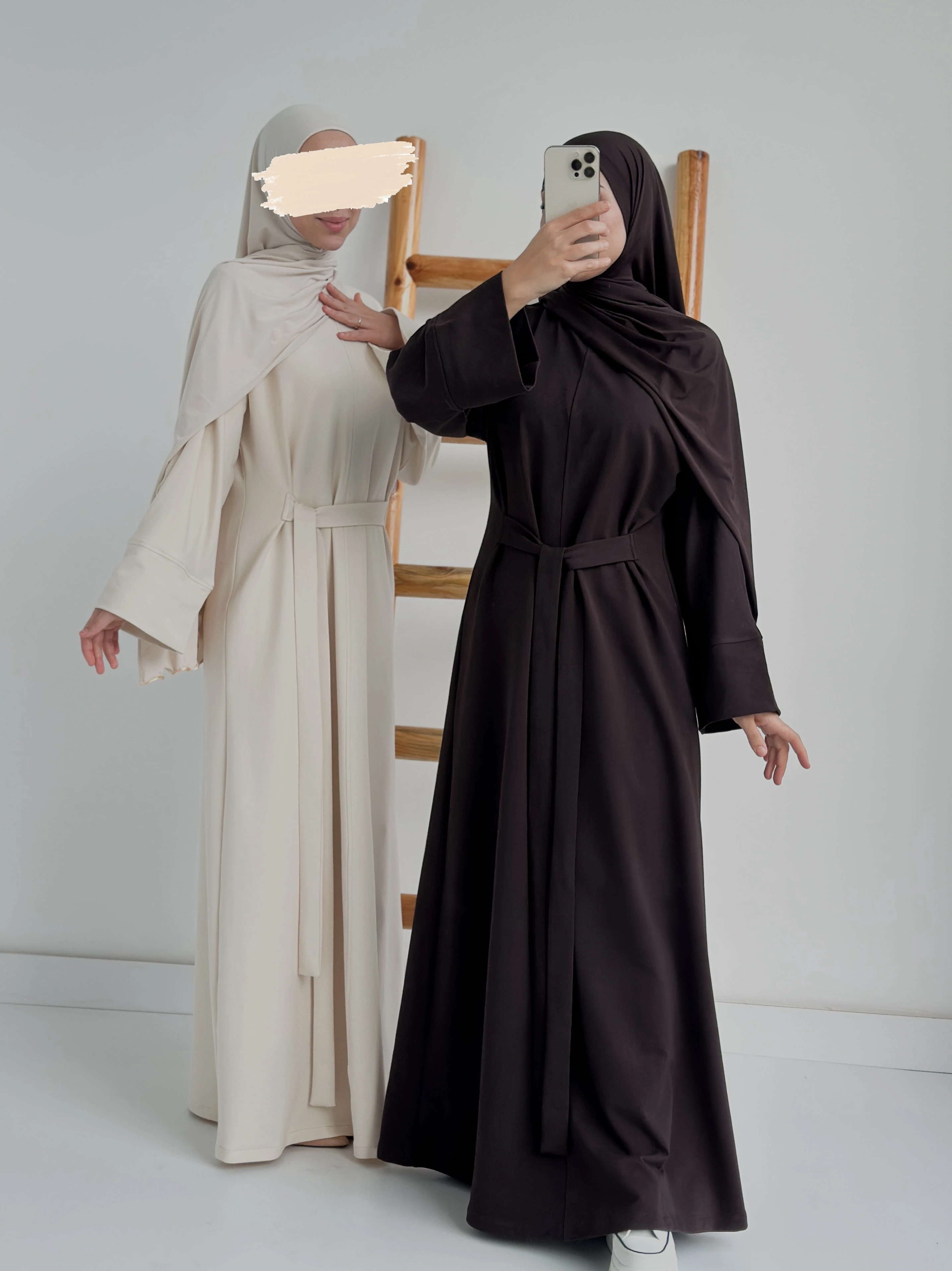 İKİ İPLİK ELBİSE  - ACI KAHVE