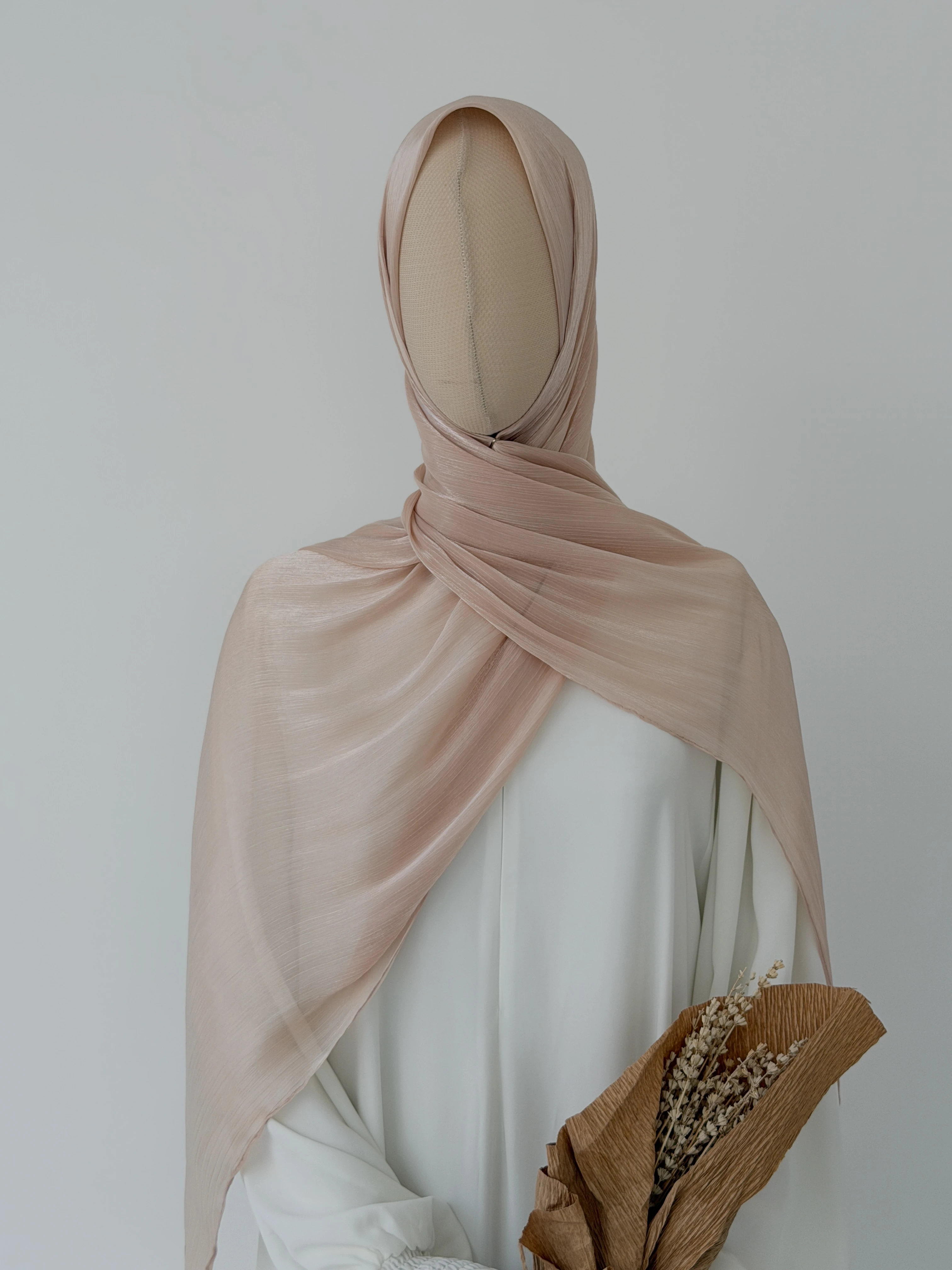 ORGANZE BELLA ŞAL BEJ