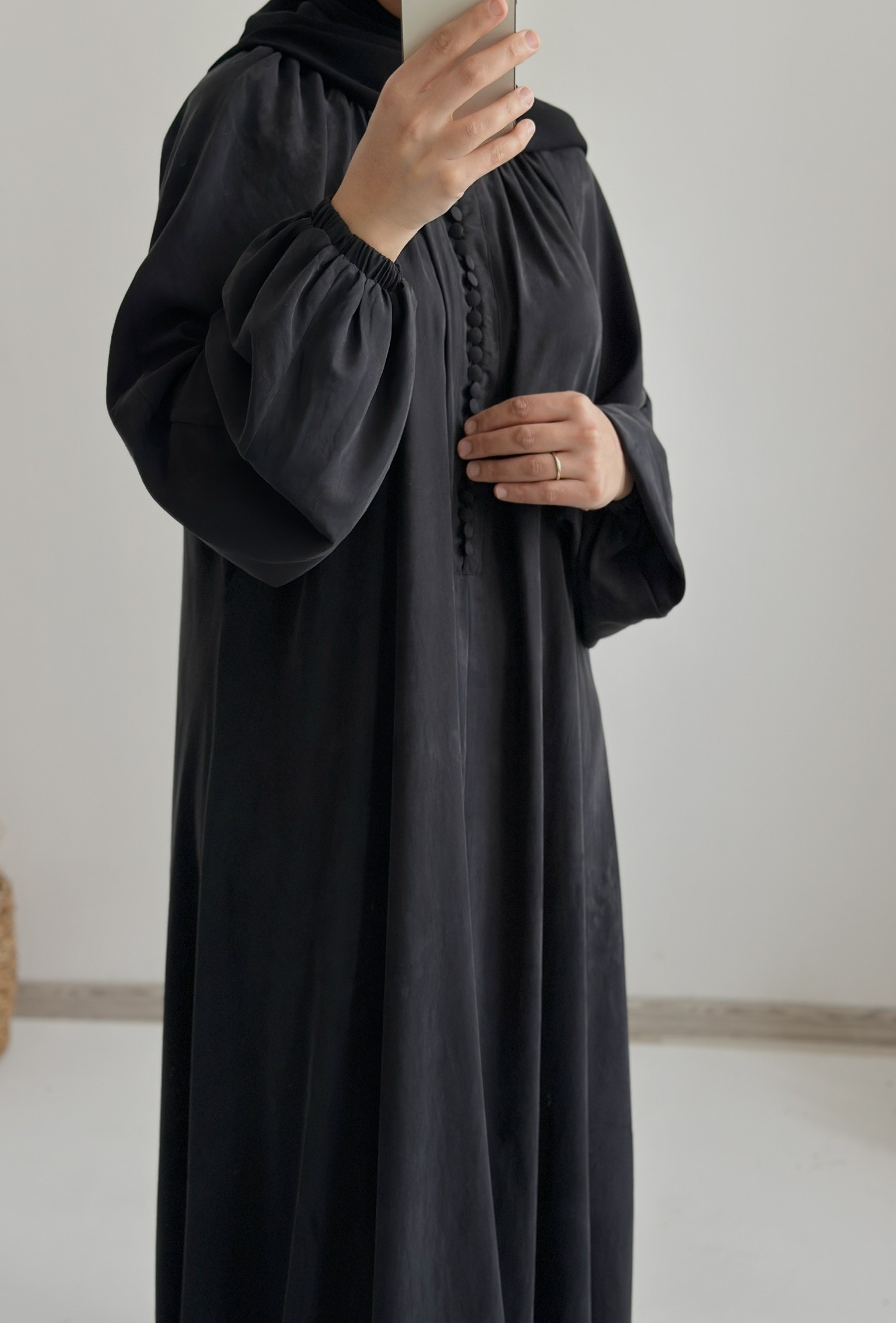 TENSEL KUMAŞ ELBİSE