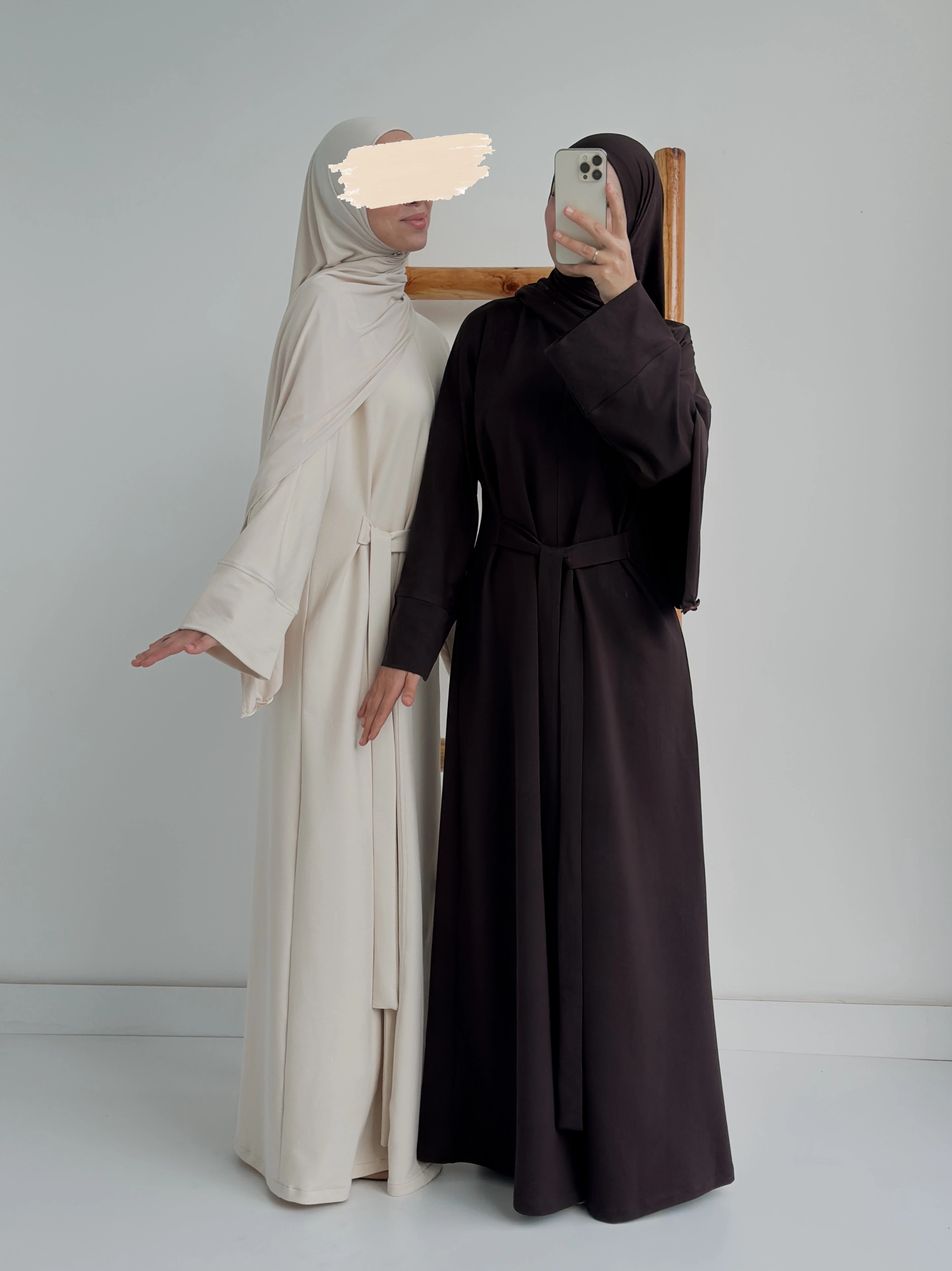 İKİ İPLİK ELBİSE  - ACI KAHVE